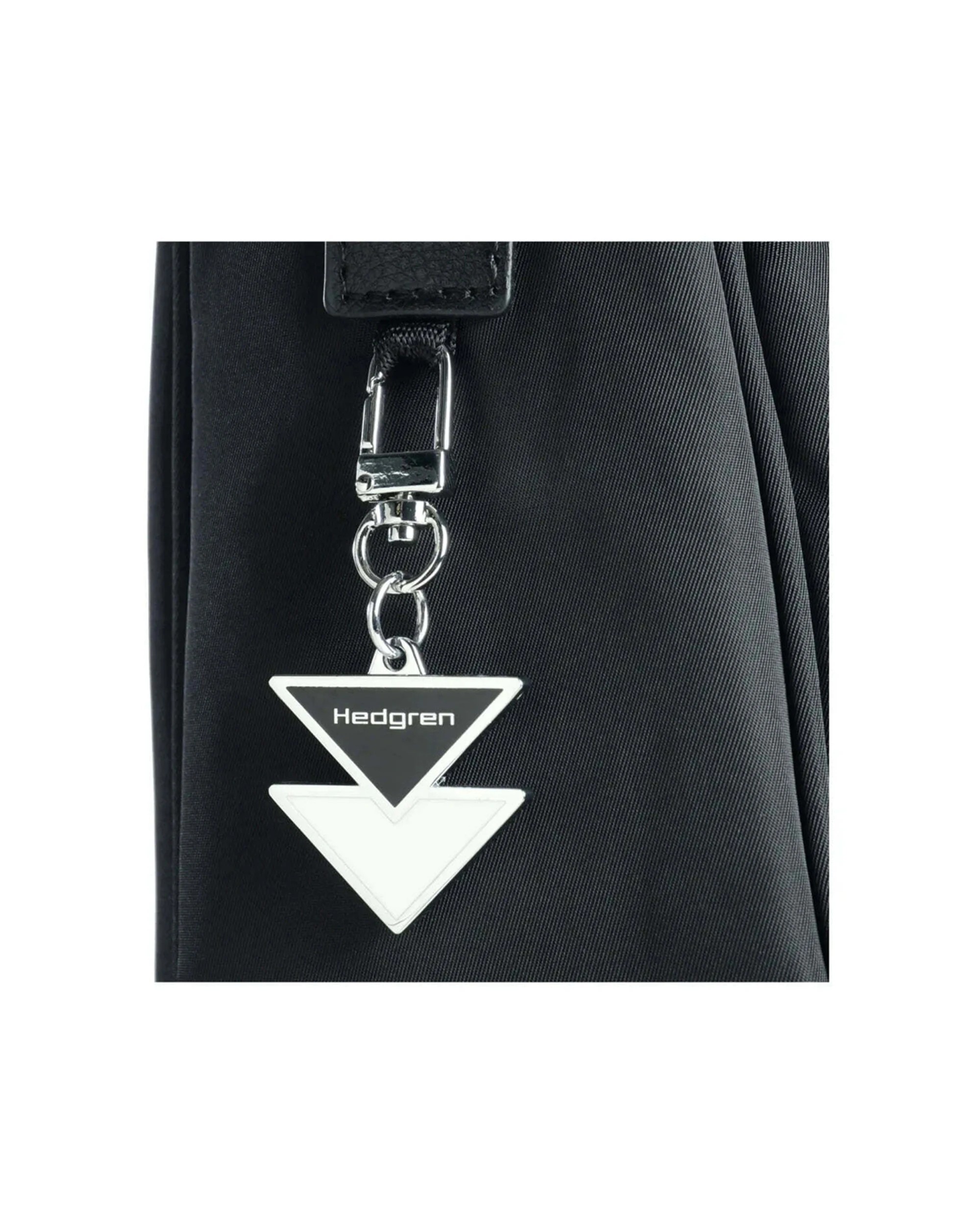 8 Hedgren Harmony Business Handbag RFID Pocket Water Repellent RPET Polyester - Black, 8 of 8