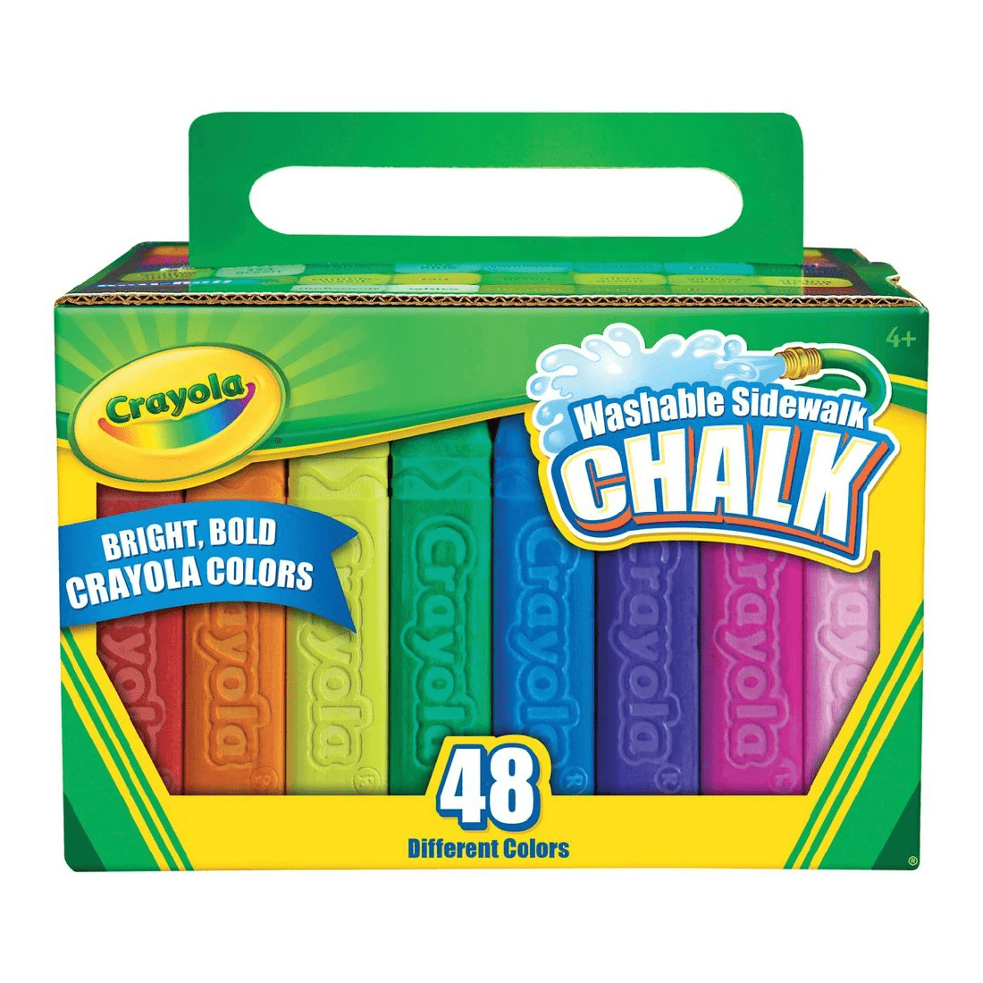 1 Crayola Washable Sidewalk Chalk 48 Pack, 1 of 4