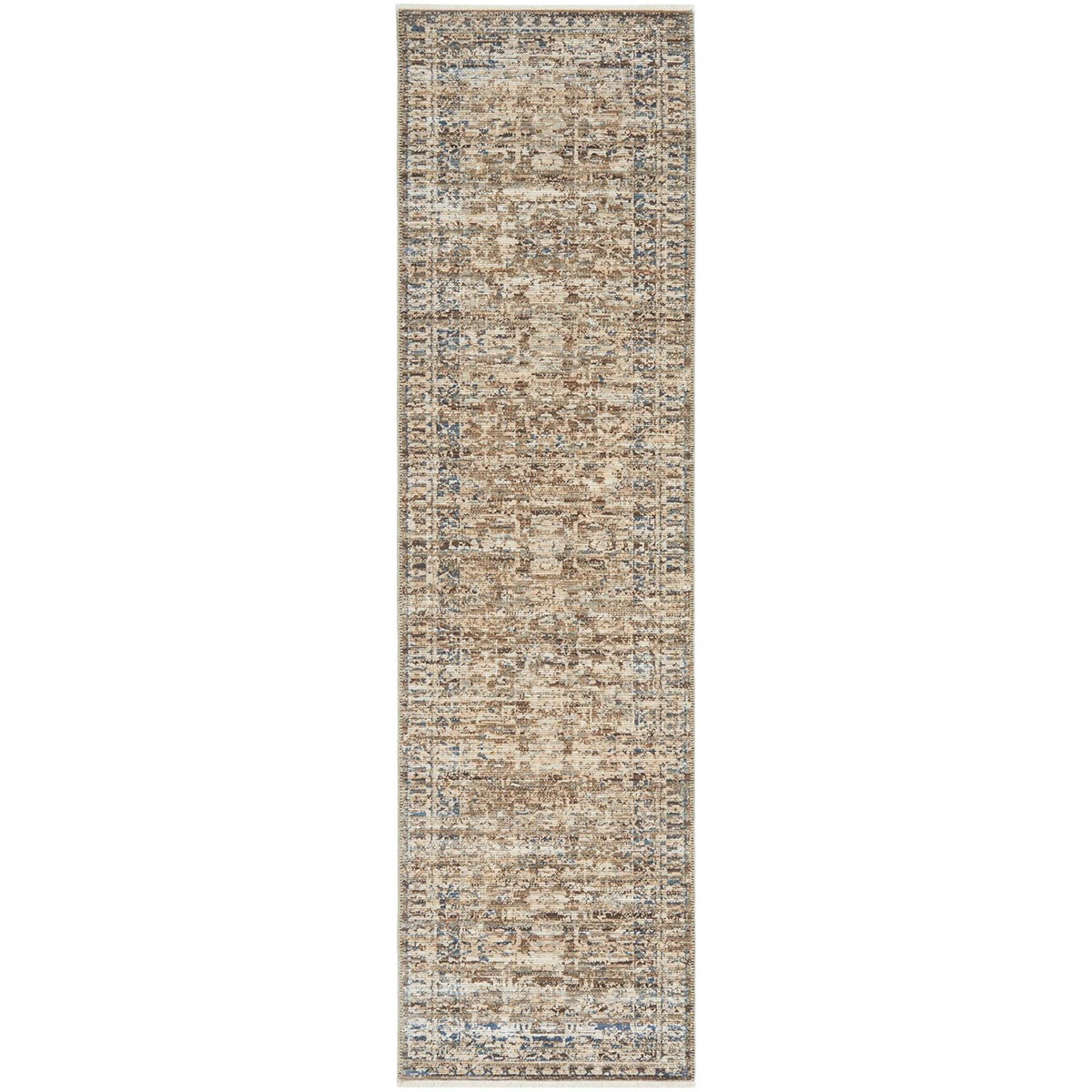2 Common Ground Rugs Heirloom 05 285x80cm - Medium Runner Power Loomed Pet Friendly Rug - Brown, 2 of 7