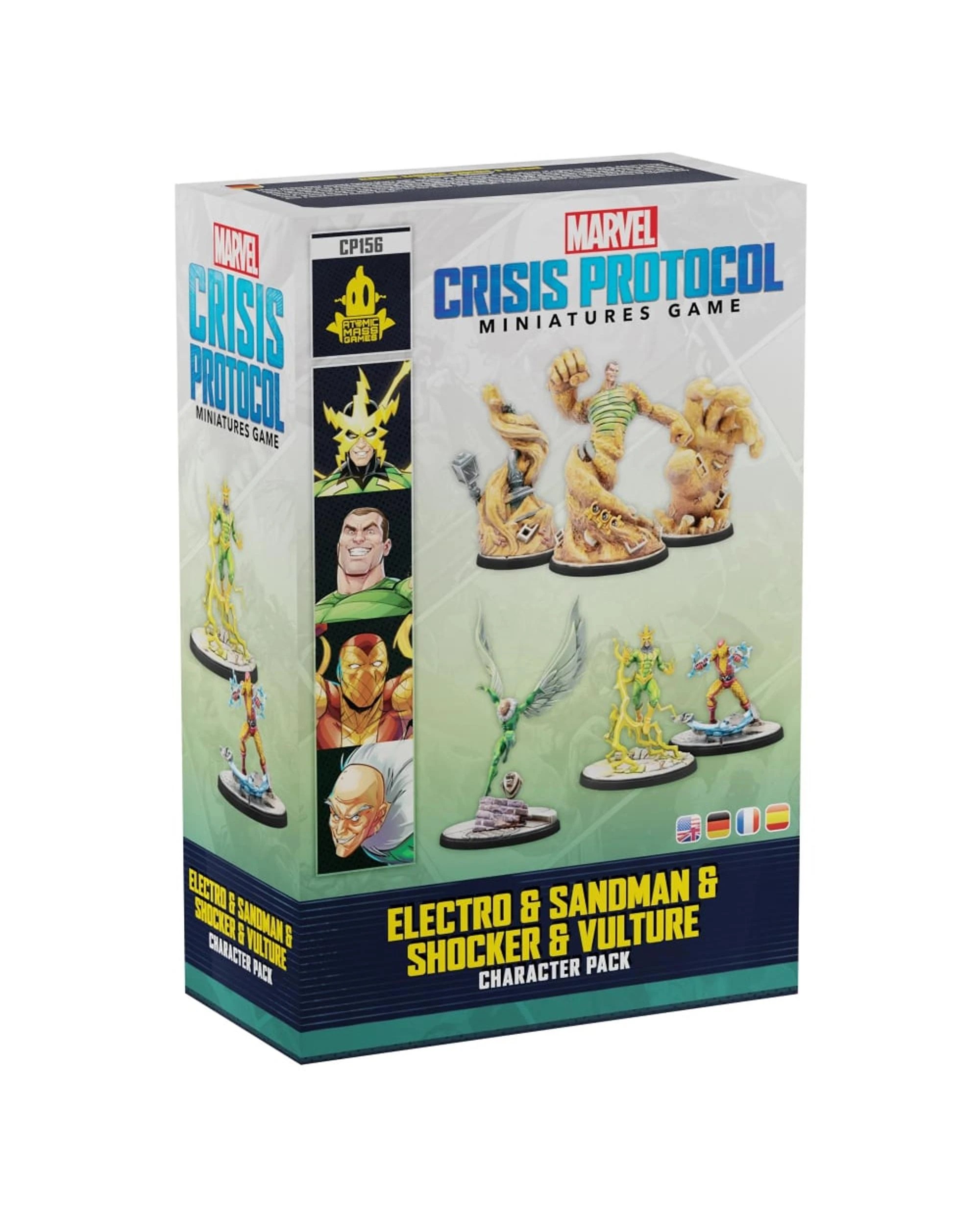 1 Marvel: Crisis Protocol Electro Sandman Shocker and Vulture Character Pack Miniatures Board Game, 1 of 3