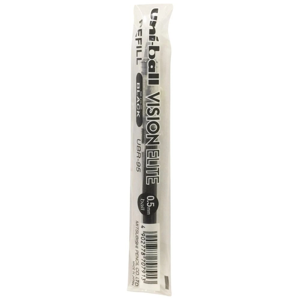 3 Uni-Ball UB205 Rollerball Pen Refill 0.5 Black, 3 of 4