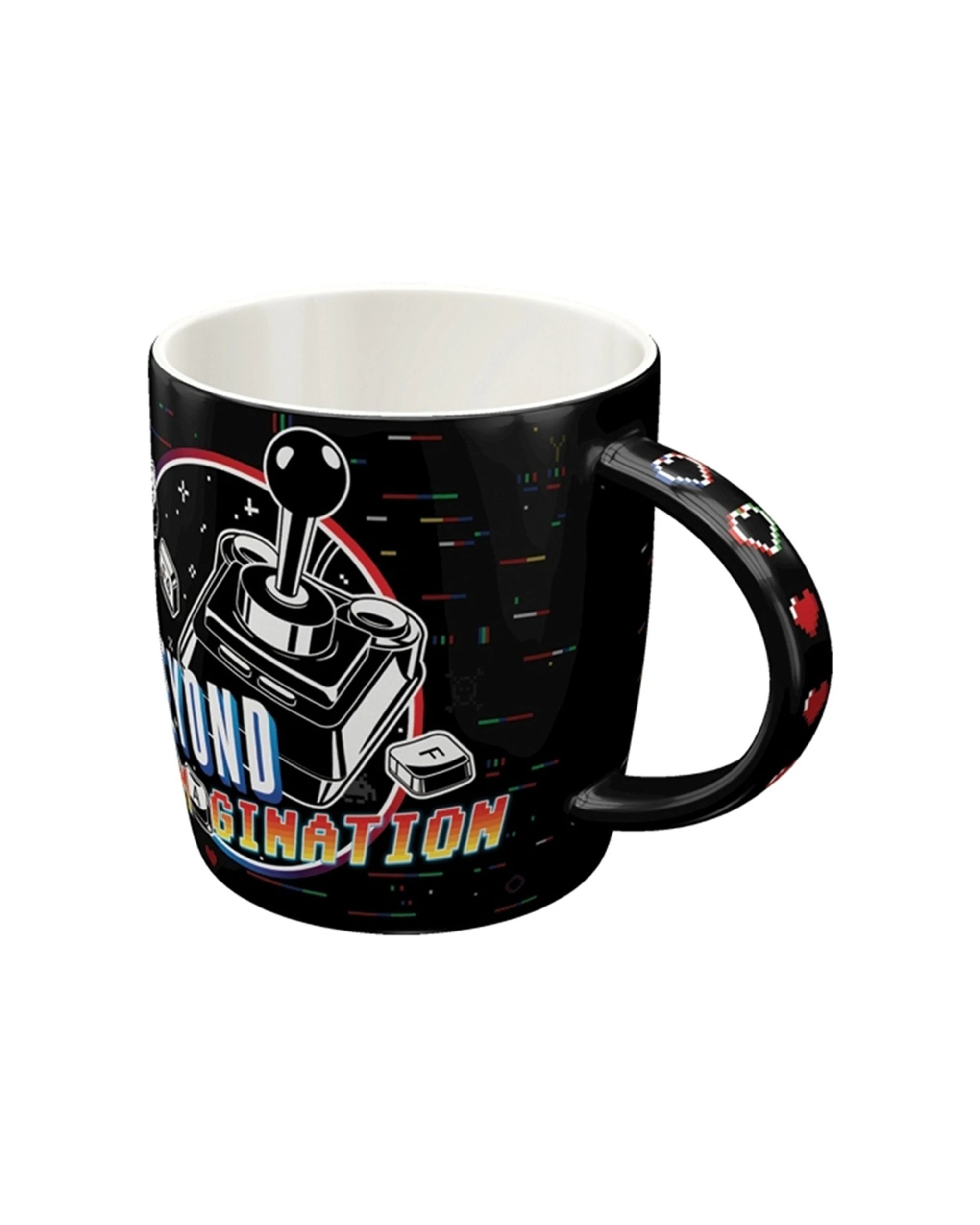 3 Nostalgic-Art 4PK Ceramic Mug 330ml Retro Design - Gaming Beyond Imagination - Black, 3 of 5
