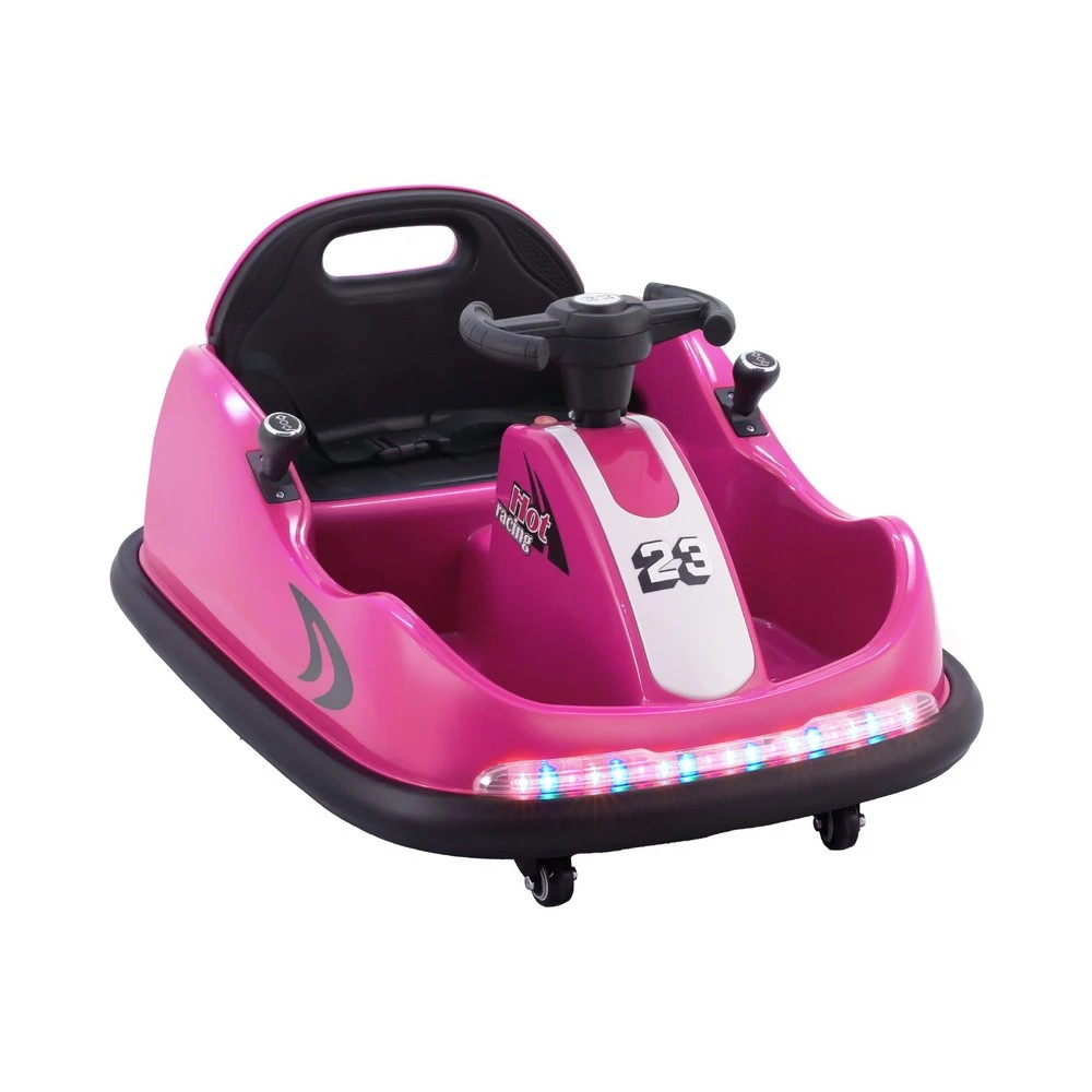 1 Rigo Kids Ride On Car Bumper Kart 6V Electric Toys Cars Remote Control - Pink, 1 of 5