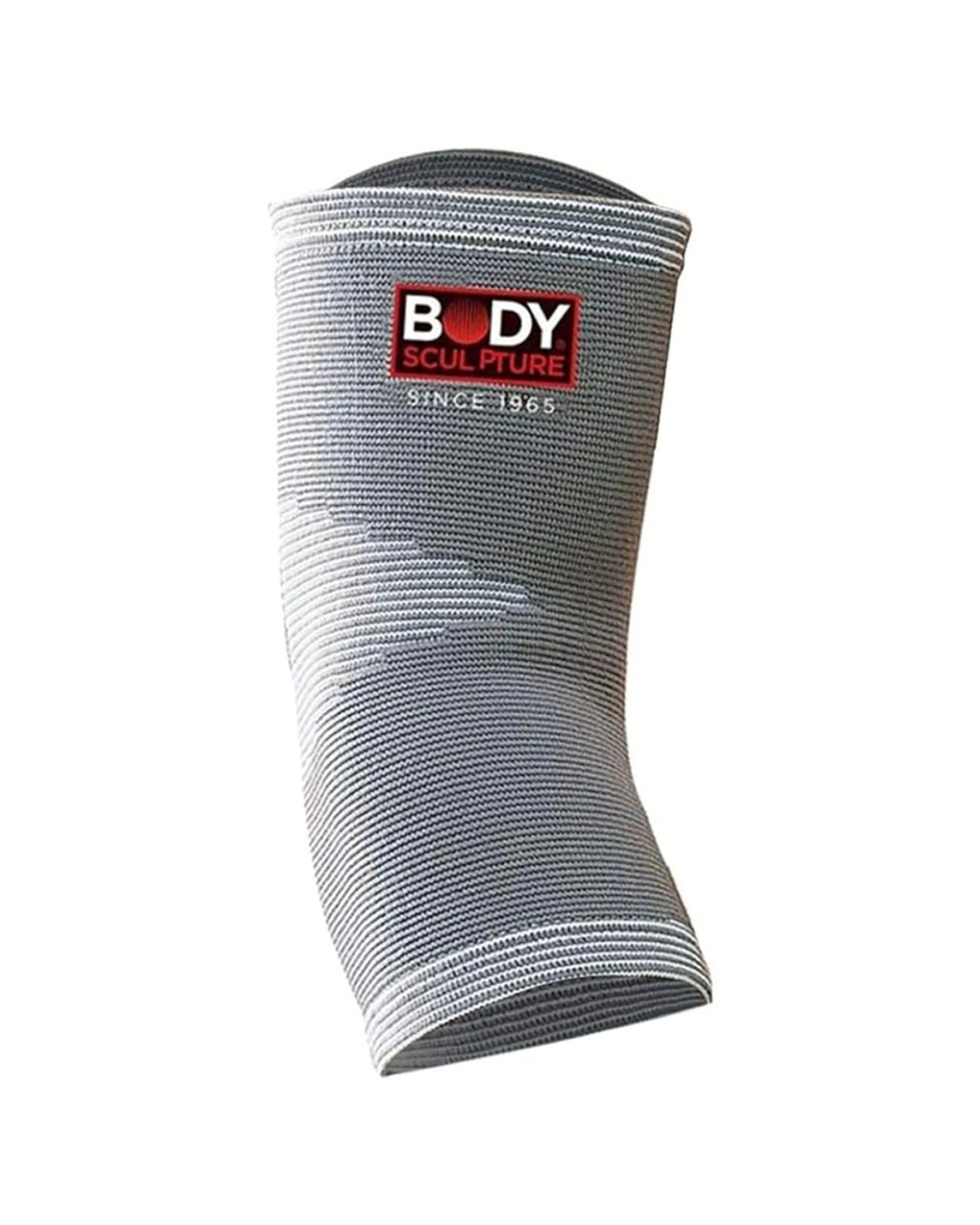 1 Body Sculpture 4 Way Knit Elastic Elbow Support Comfort Strap Small - Grey, 1 of 2