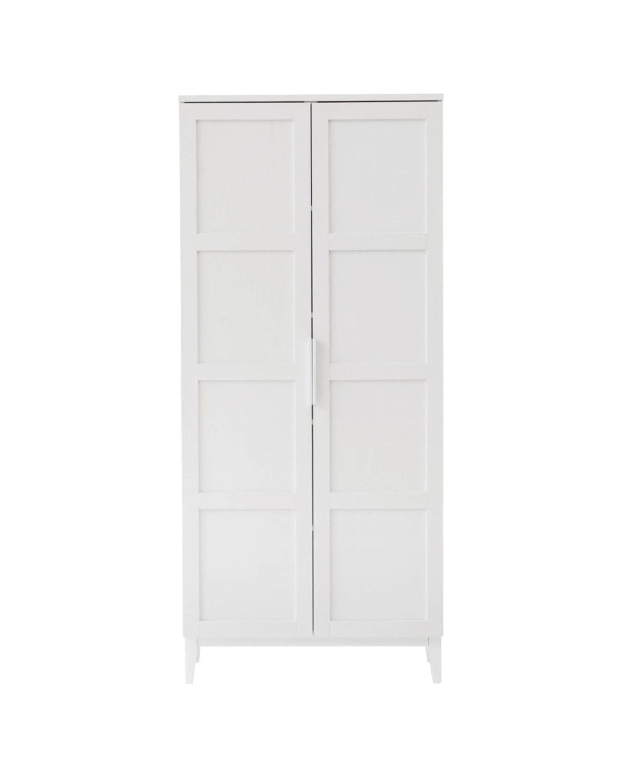 1 Alpine Bay Tenley 5 Tier 2 Door Multipurpose Cupboard Storage Unit - White, 1 of 7