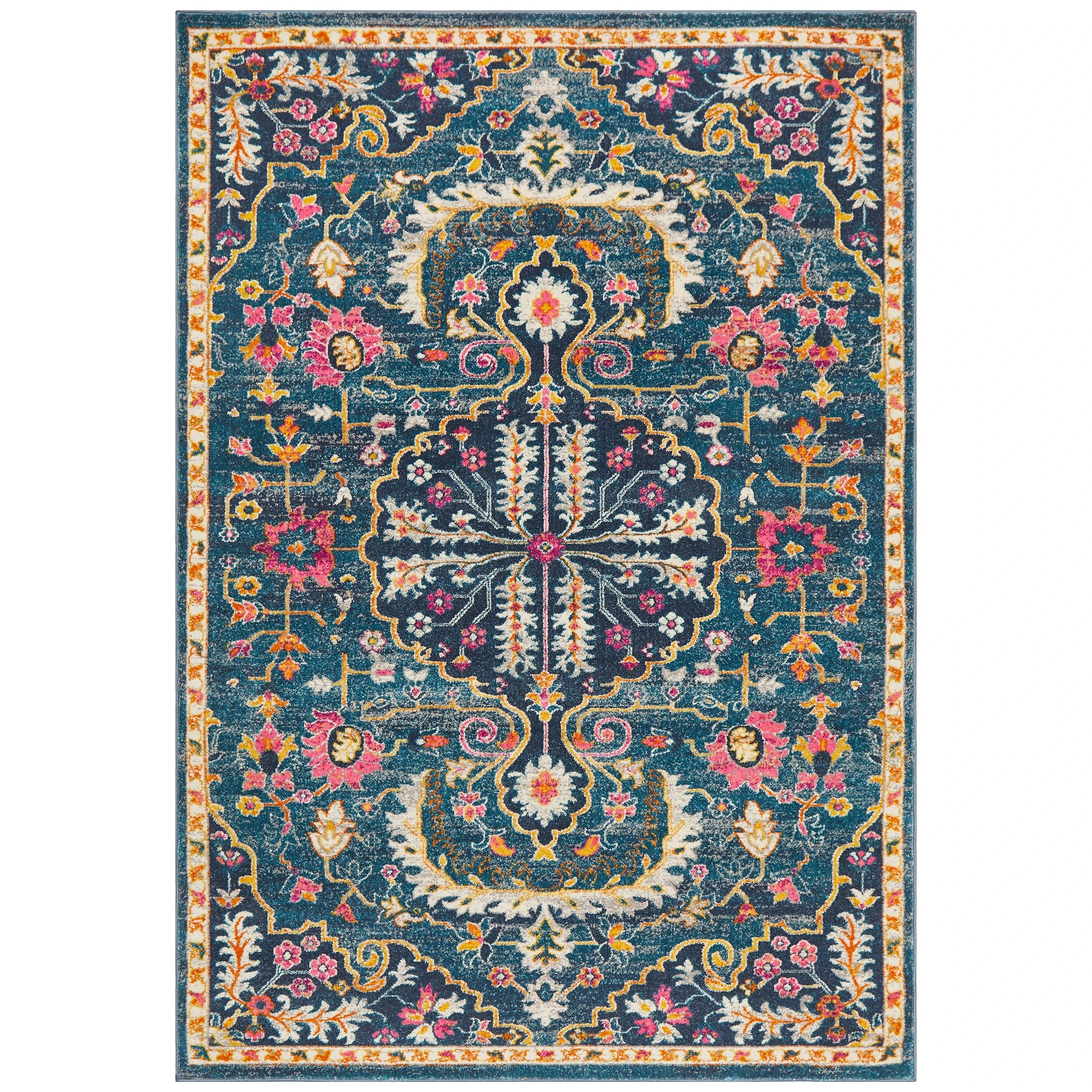 1 Common Ground Rugs Atlas 209 290x200cm - Blue, 1 of 7