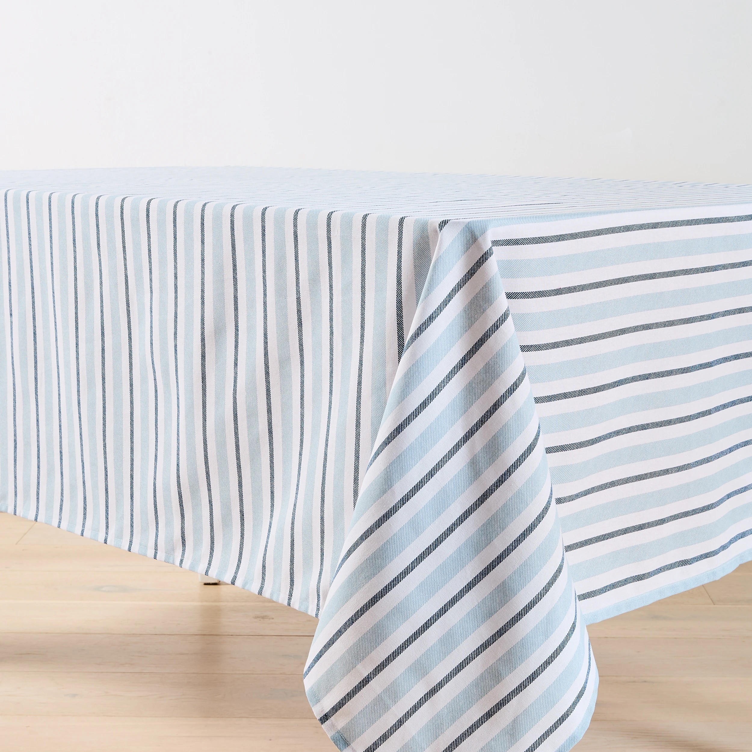 2 Blue Stripe Tablecloth, 2 of 5