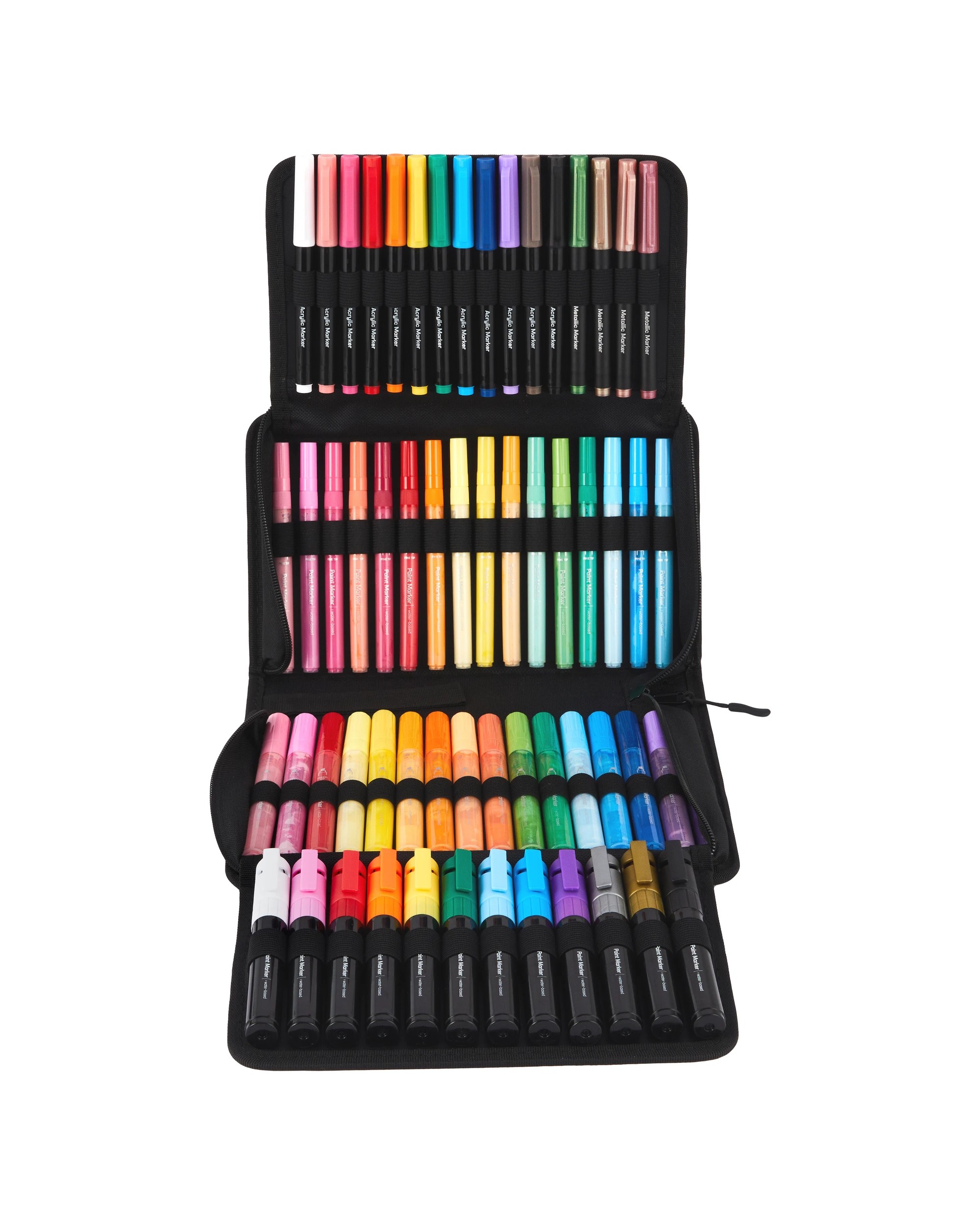 4 60 Pack Acrylic Paint Markers with Assorted Tips, 4 of 10