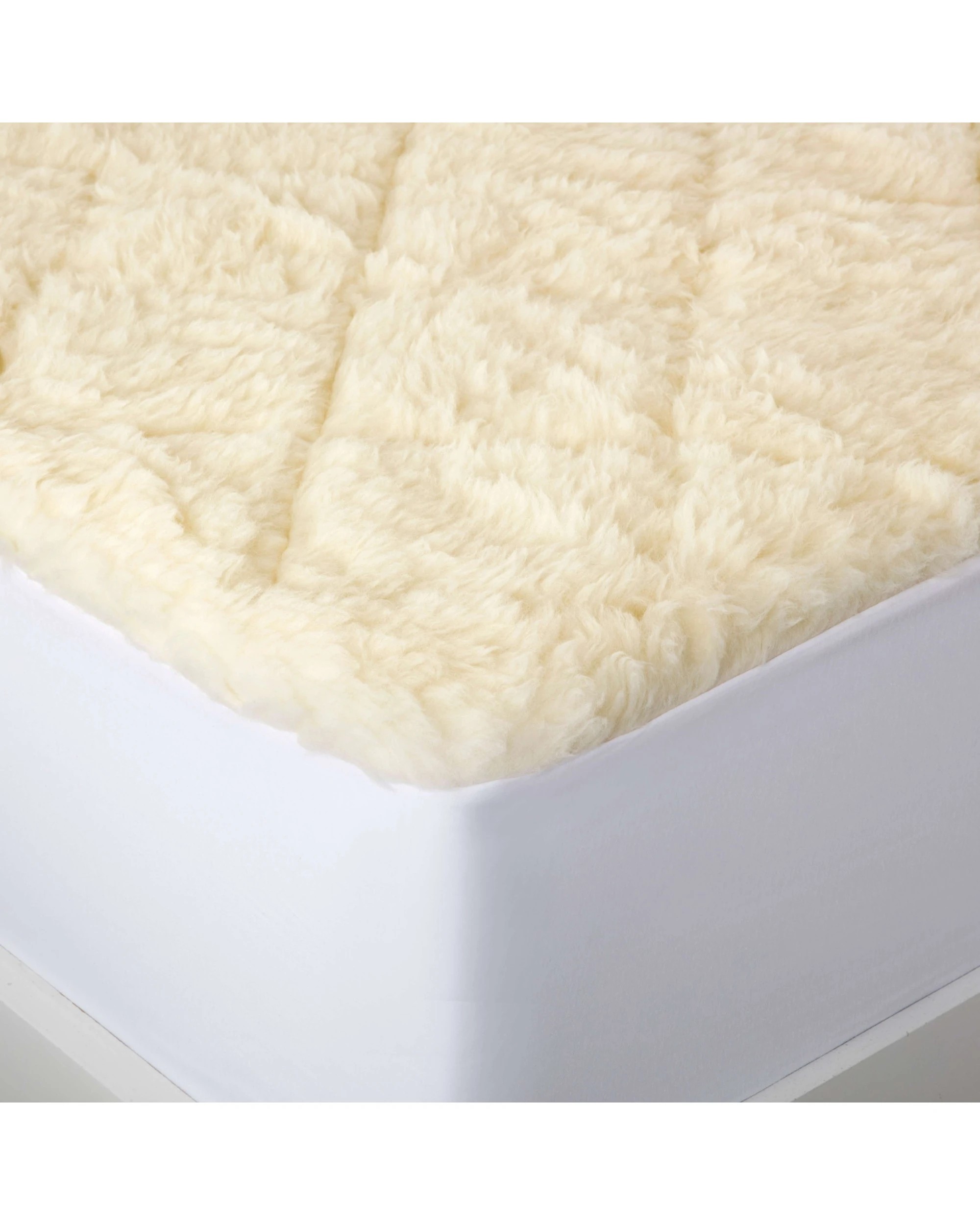 6 Natural Home All Season Wool Reversible Underlay - Double Bed - White, 6 of 9