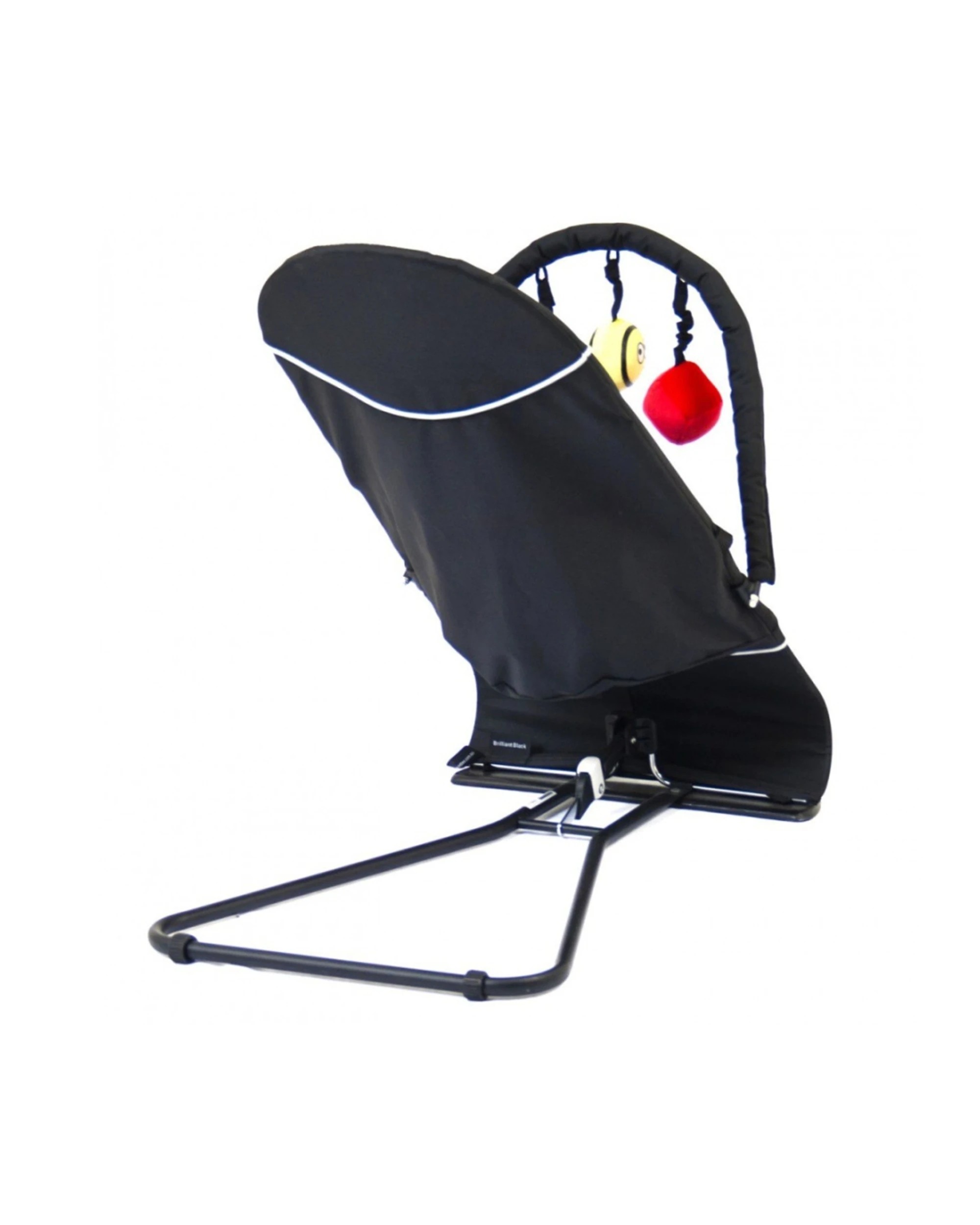 3 VeeBee Minder Mesh Baby Bouncer Rocker 3-Position Recline Harness Toy Bar - Grey, 3 of 5