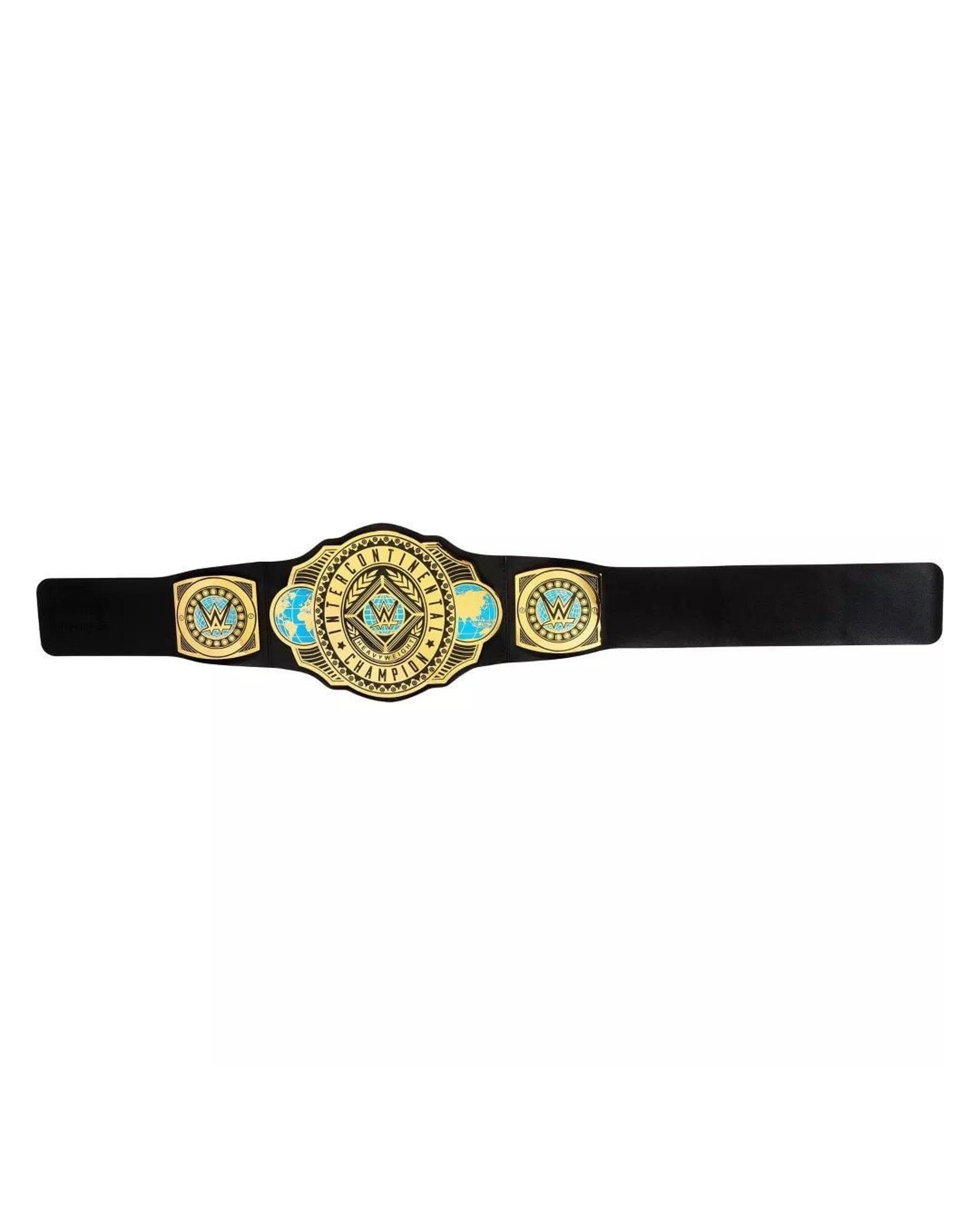 3 WWE Championship Wrestling Title Belt Intercontinental Championship - Blue Edition, 3 of 3