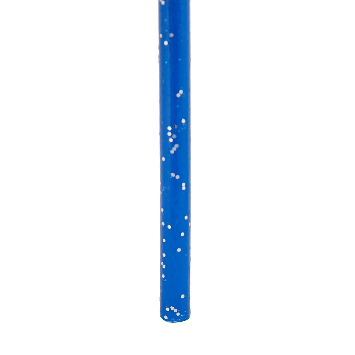 6 10 Pack Glitter Candles - Blue, 6 of 7