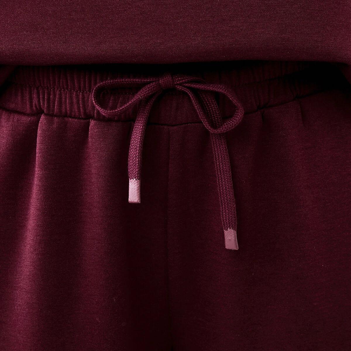 4 Everlast Womens Scuba Flare Trackpants Cherry, 4 of 7