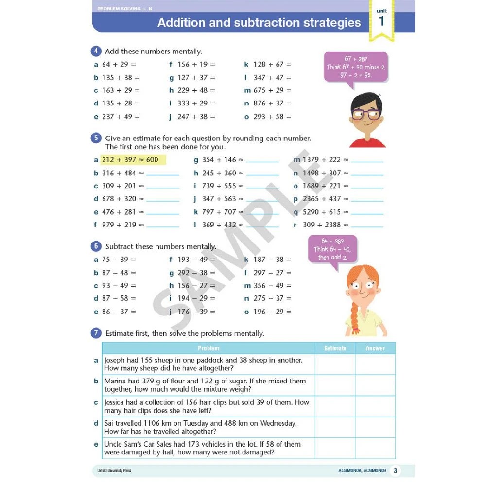 3 Maths Plus Australian Curriculum Value Pack Year 6, 3 of 5