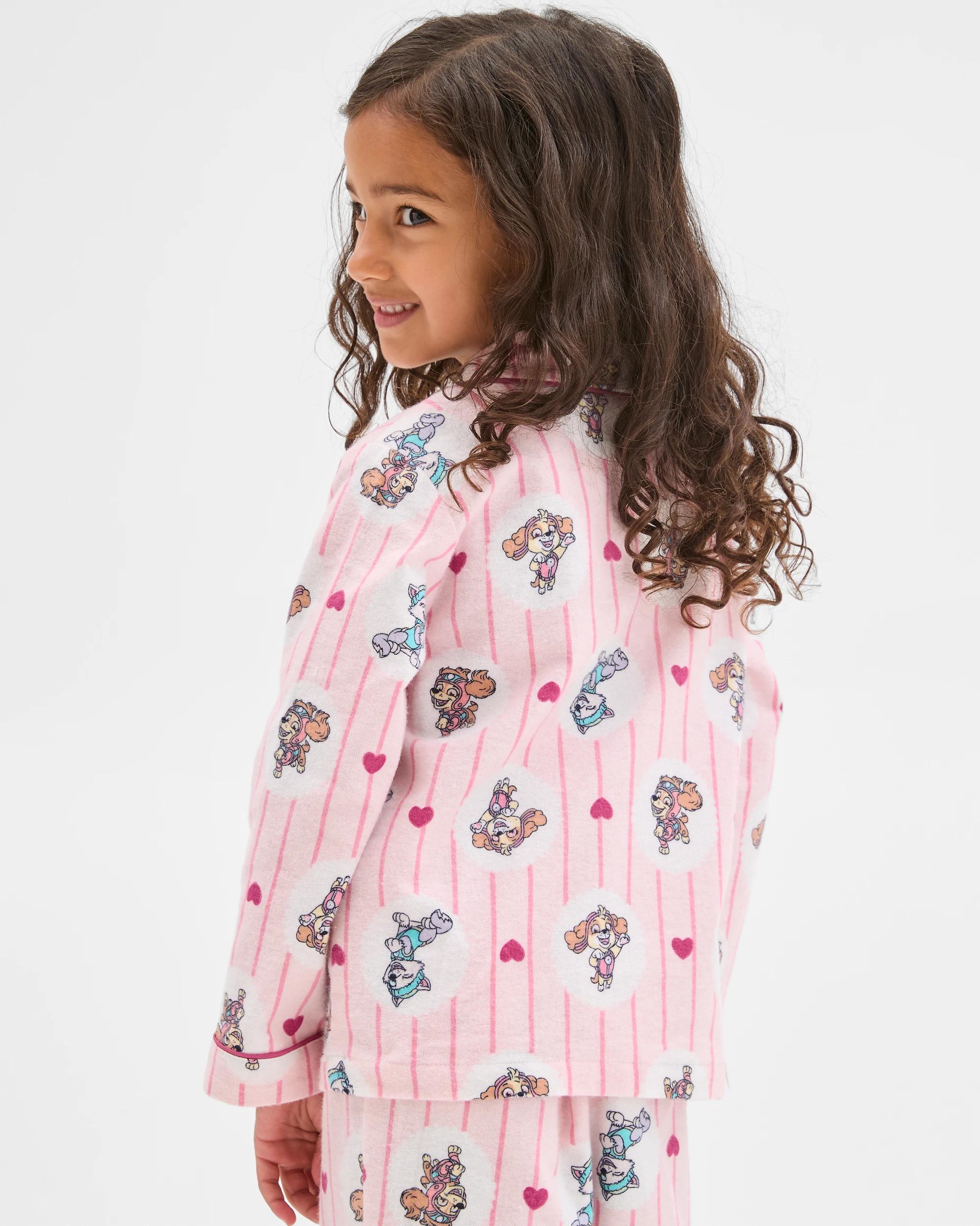 3 Paw Patrol Australian Cotton Flannel Younger Girls Pyjama Set PAW PATROL, 3 of 7