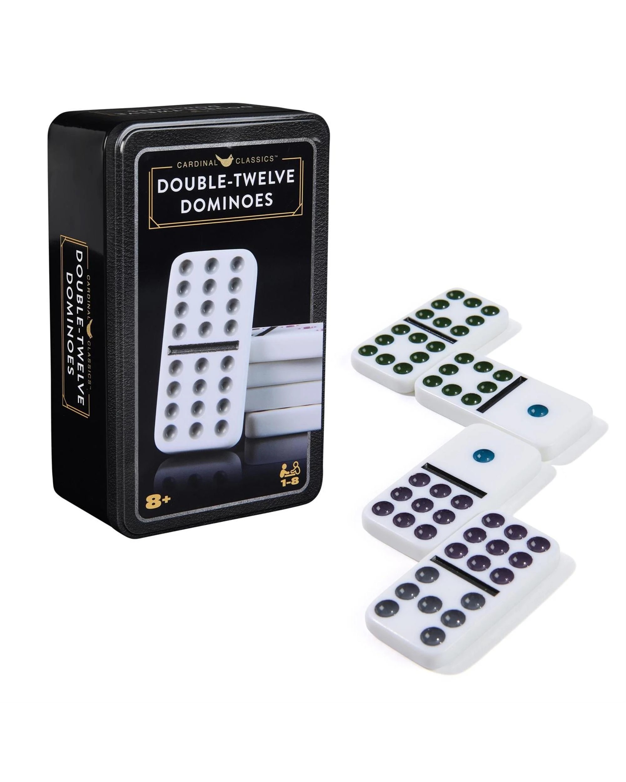 1 Cardinal Classics Double-Twelve Dominoes Set, 1 of 6