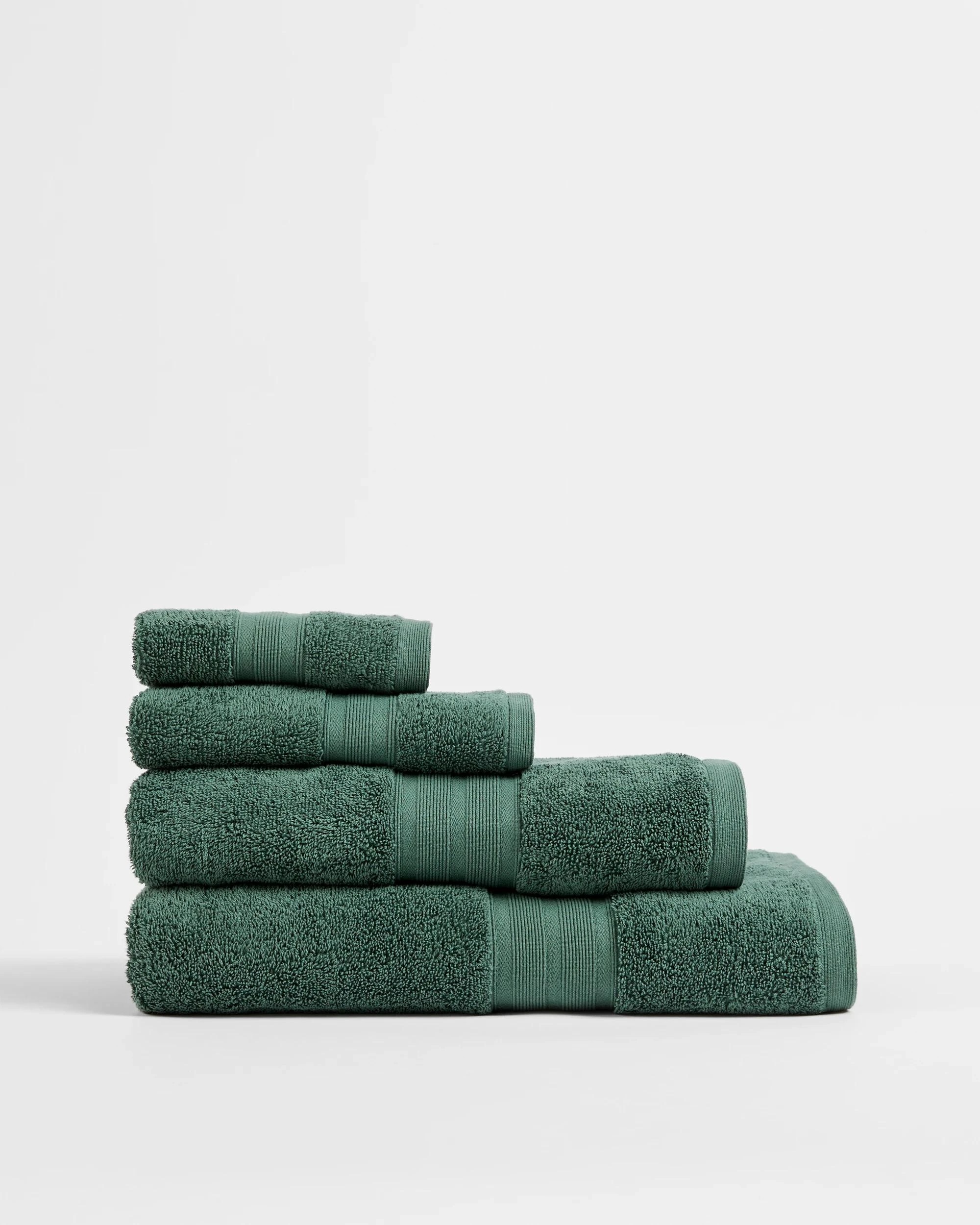 3 Grandeur Australian Cotton Bath Sheet - Green, 3 of 3