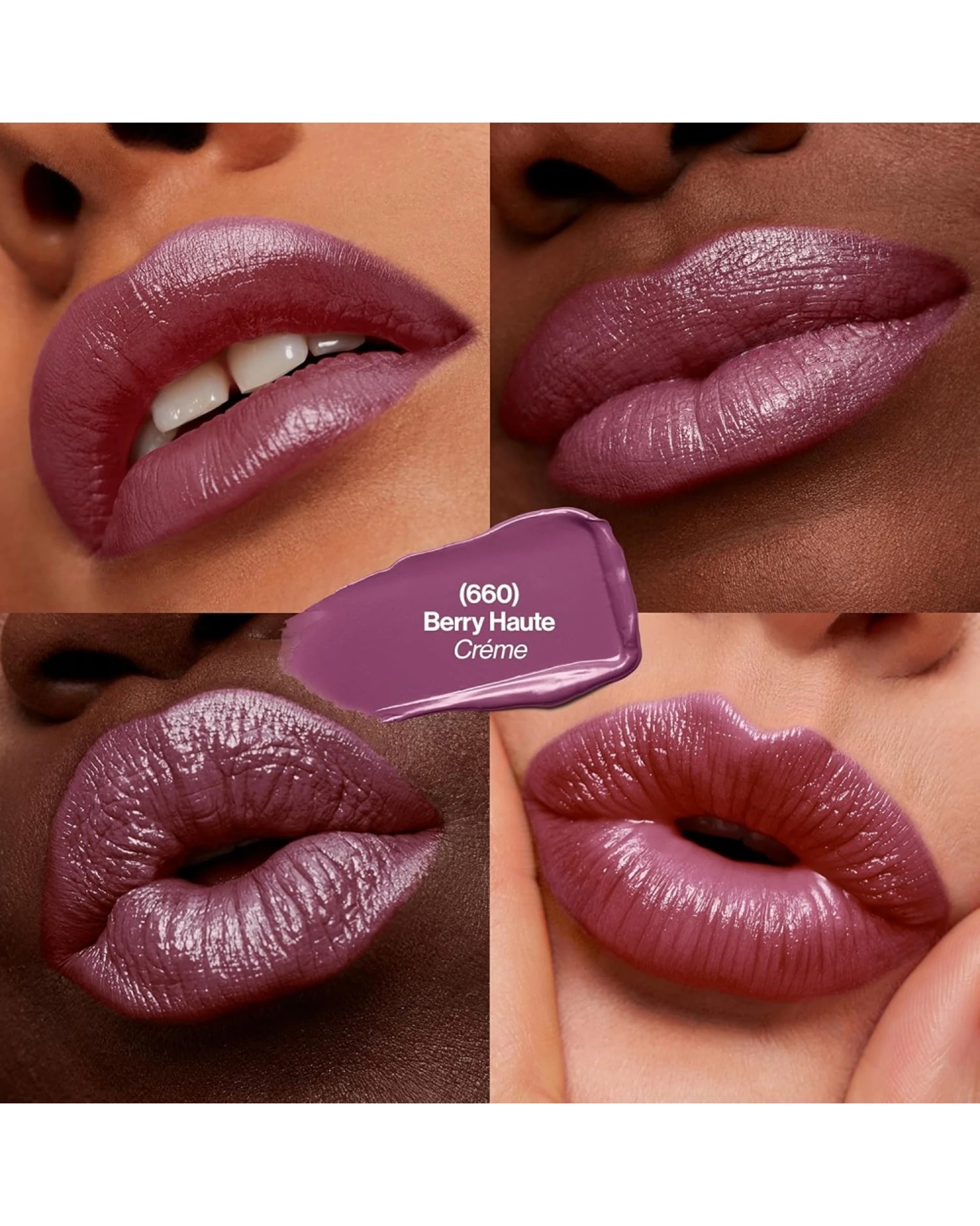 3 Revlon Super Lustrous Lipstick - 660 Berry Haute, 3 of 4