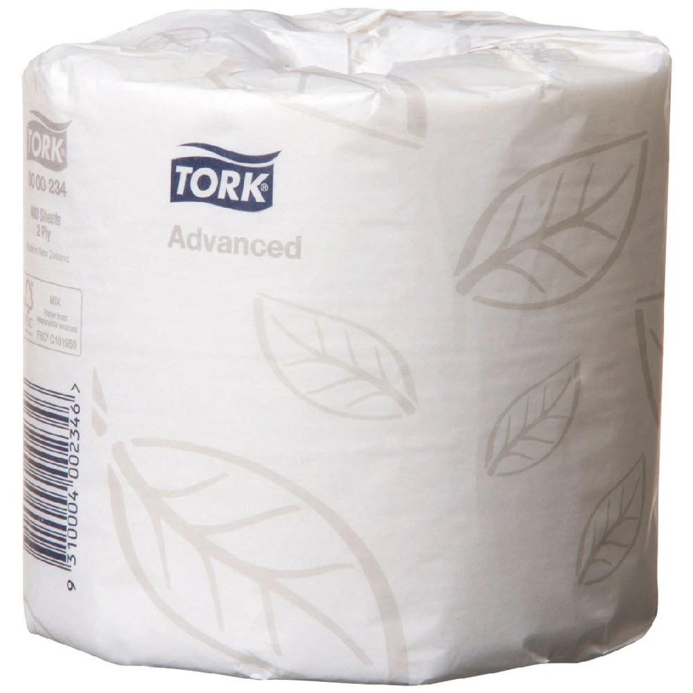 1 Tork T4 System Advanced Toilet Paper Rolls 400 Sheet 48 Pack, 1 of 1