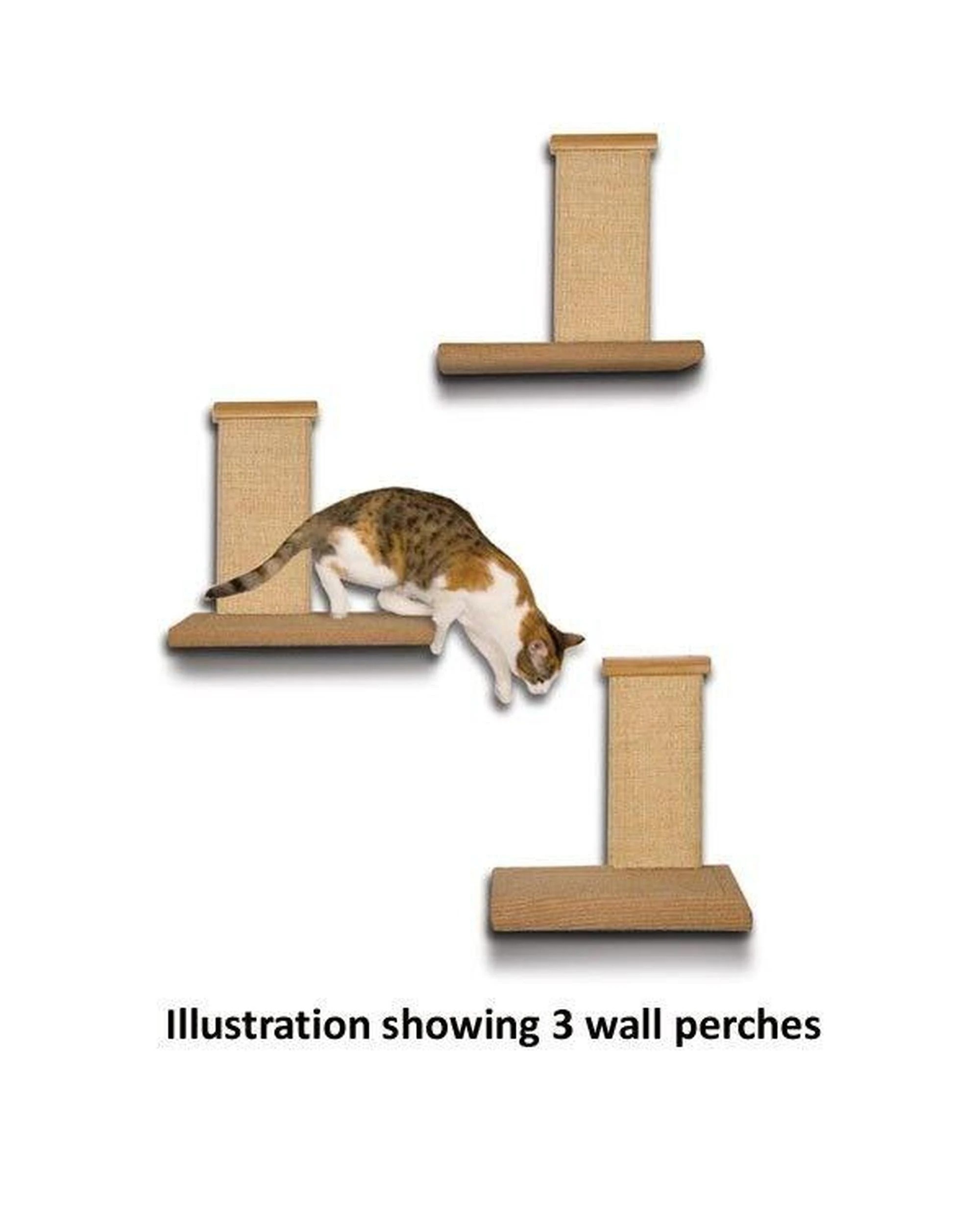 3 SmartCat Sky Climber Wall Mounted Durable Cat Scratching Post, 3 of 6
