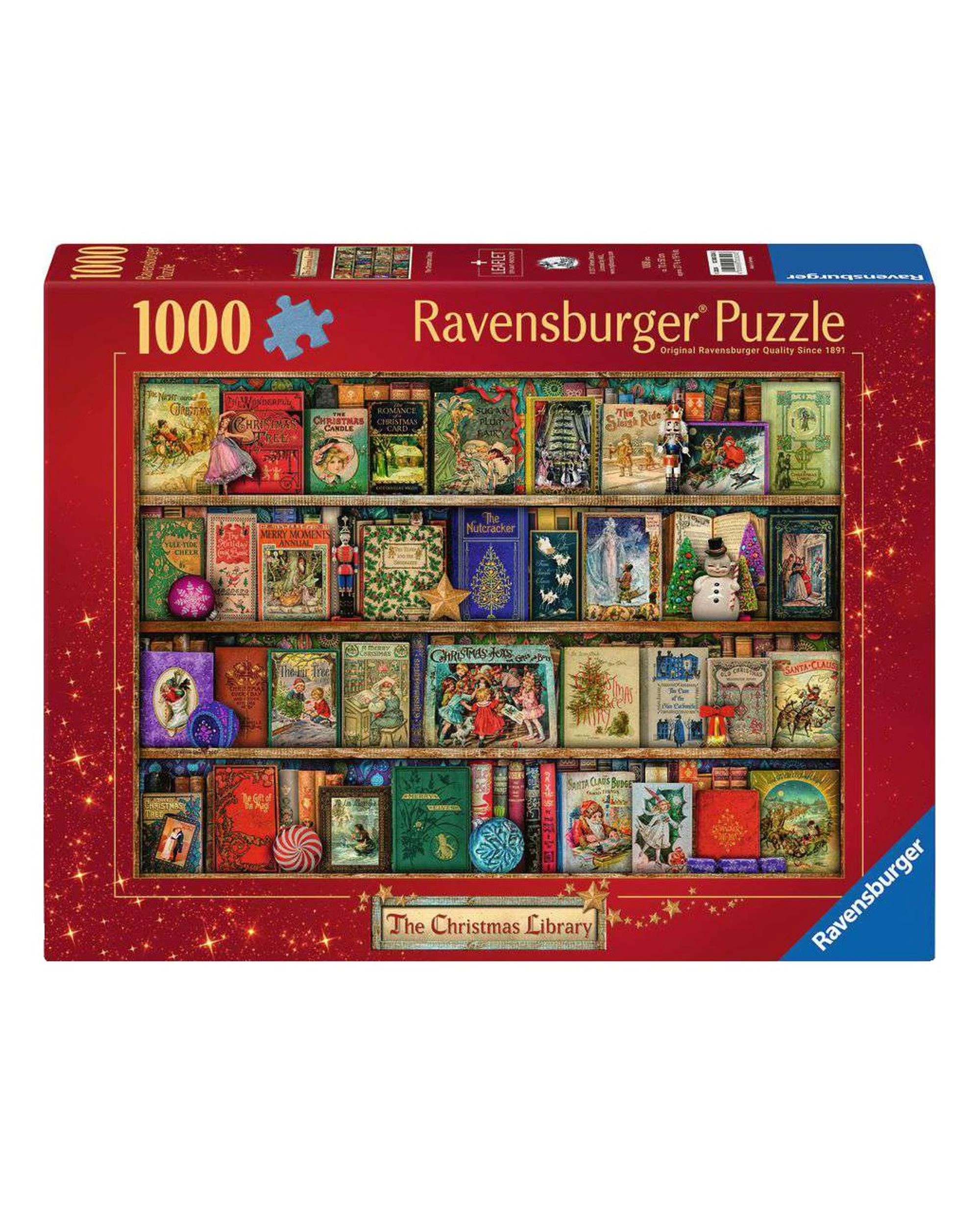 1 Ravensburger The Christmas Library 1000 Piece Jigsaw Puzzle, 1 of 2