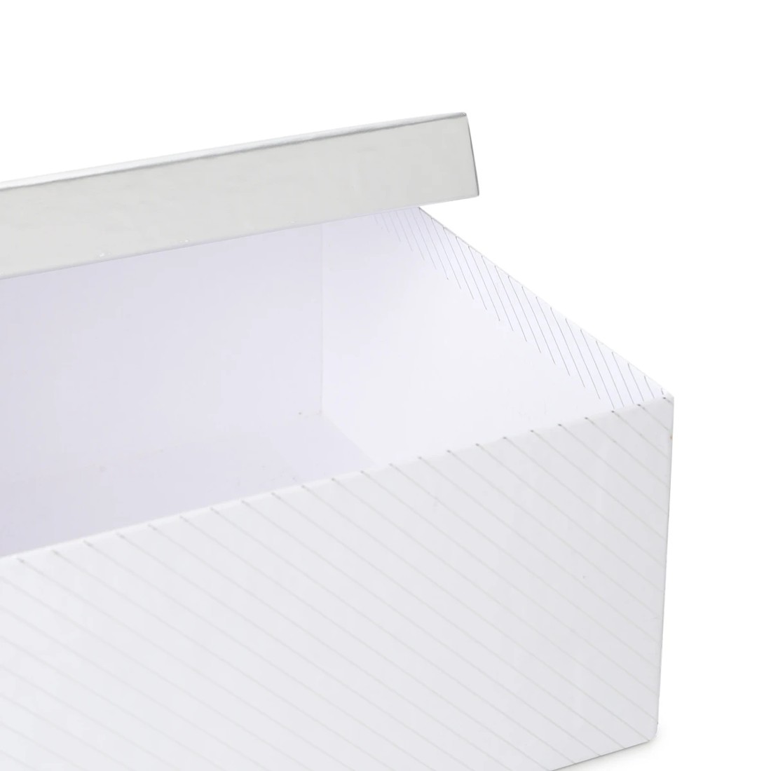 4 Silver Stripe Gift Box - Large, 4 of 7