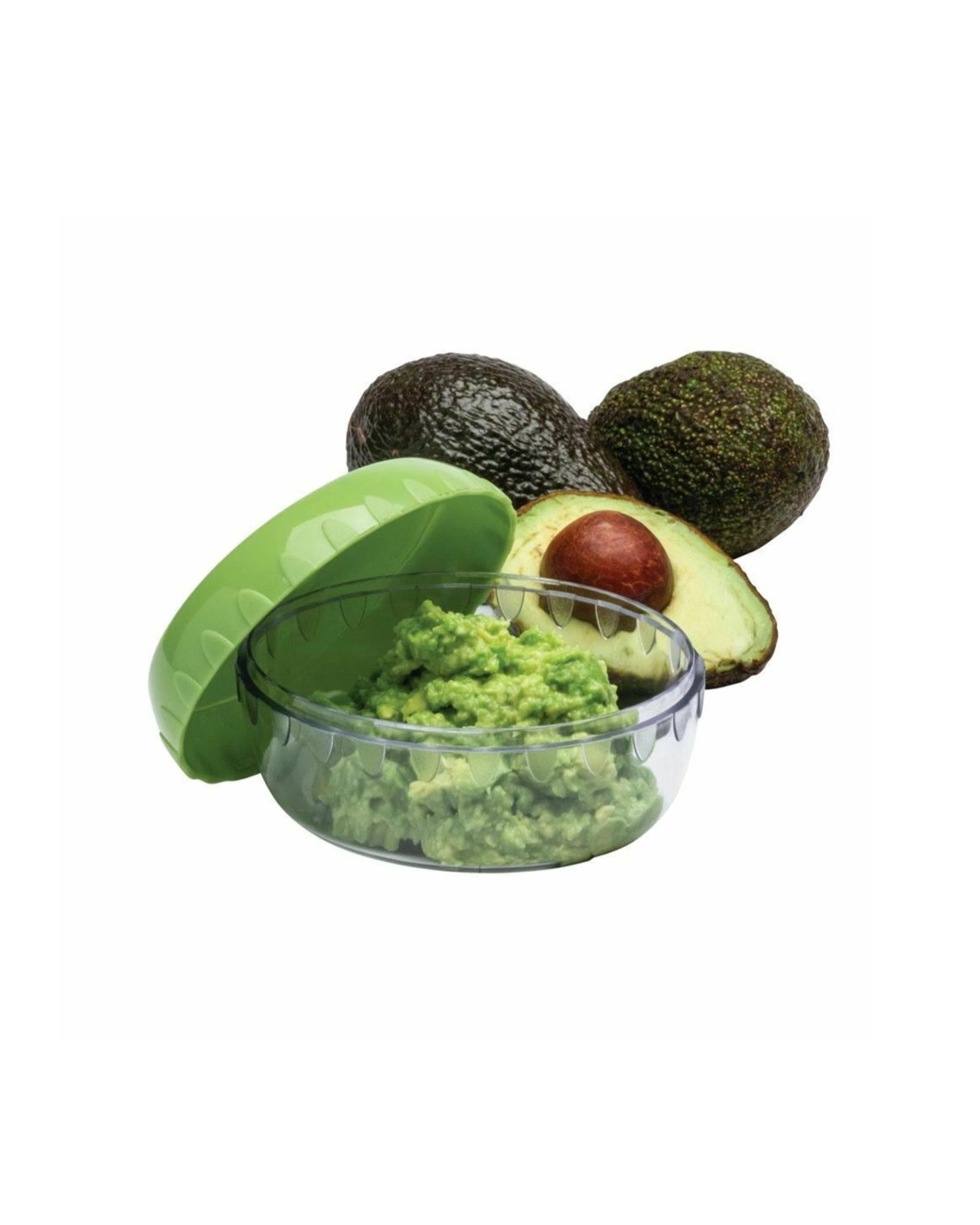 2 Cuisena Avocado Fresh Keeper 12.5cm Polycarbonate Storage Cover - Plain, 2 of 3