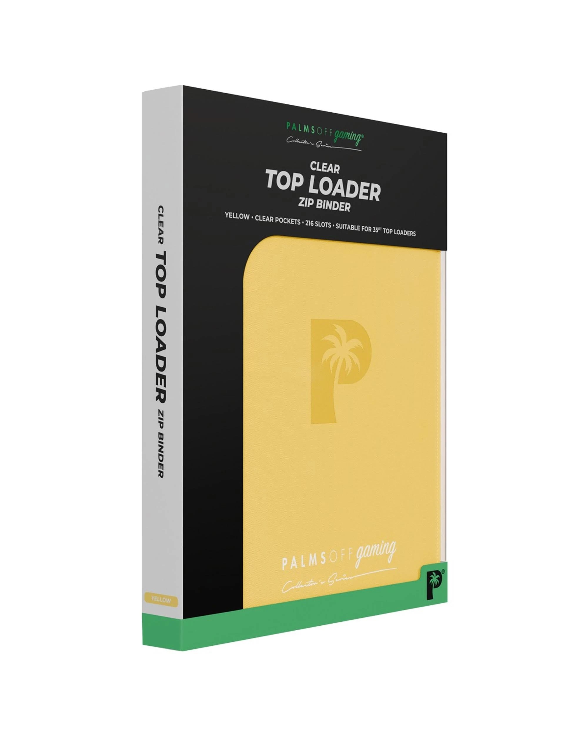 8 Palms Off Gaming Collector's Series 9 Pocket Top Loader 216 Capacity Zip Binder - Yellow, 8 of 8