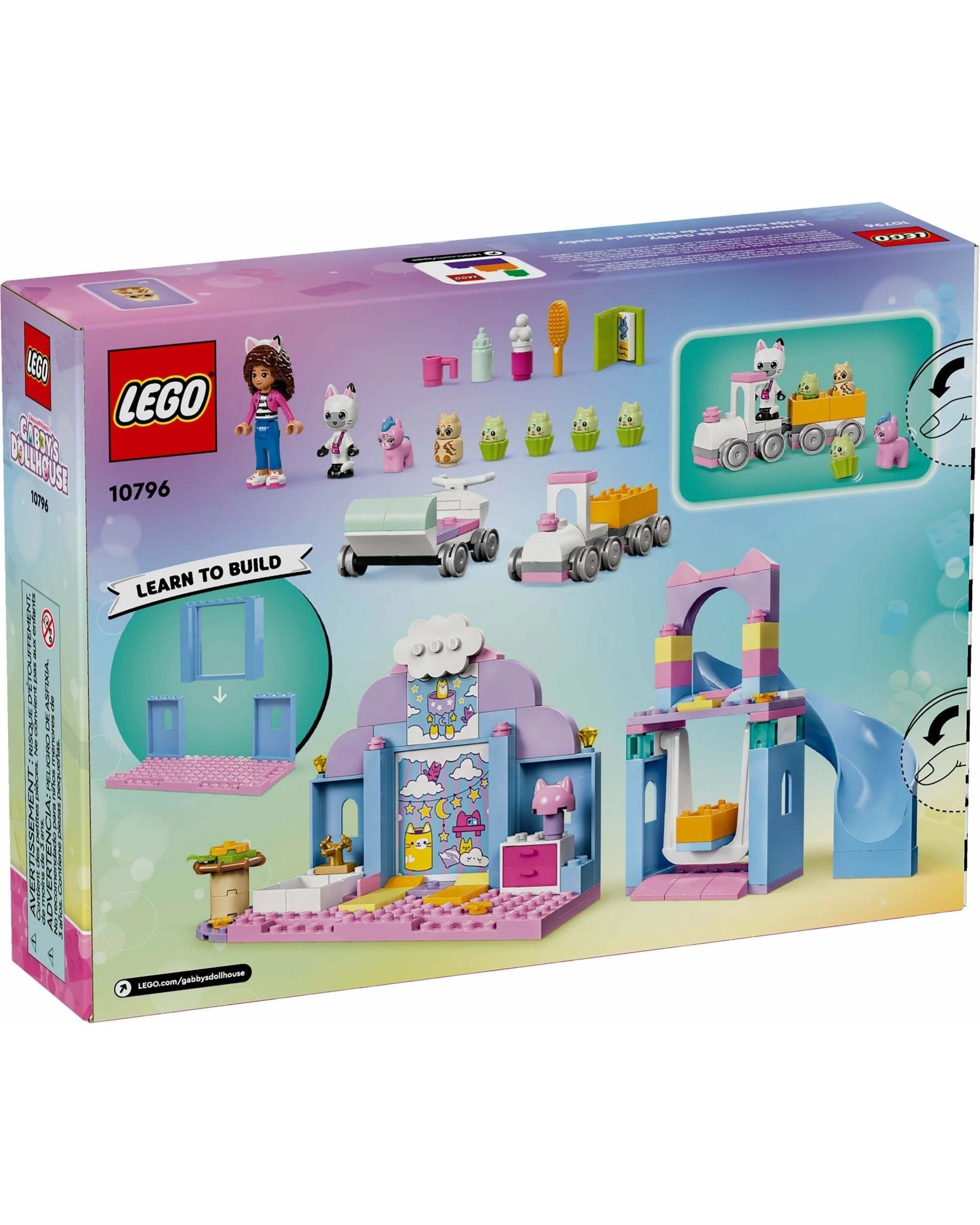 2 LEGO Gabby's Dollhouse Gabby's Kitty Care 10795, 2 of 5