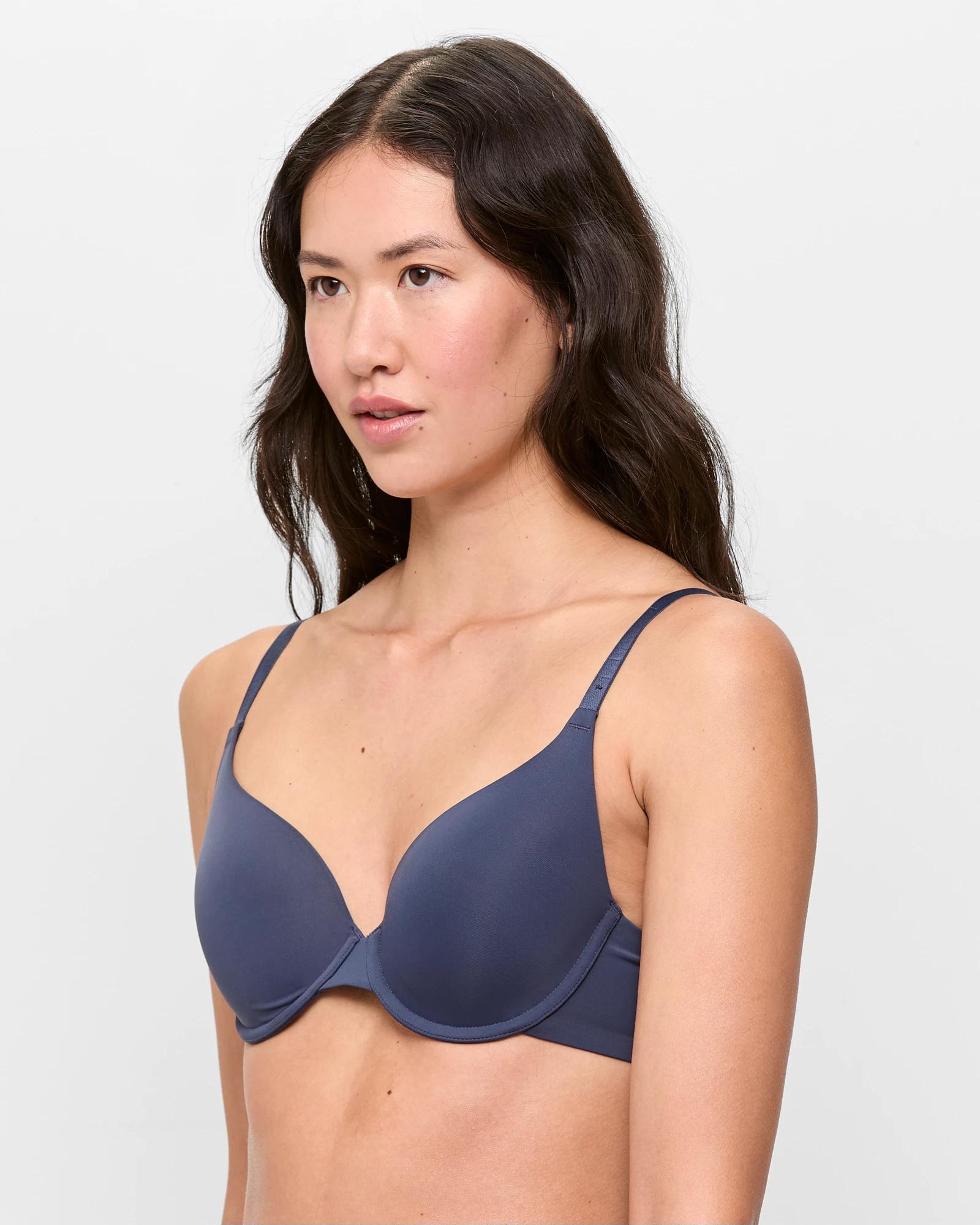 2 Target Woman Tina T-shirt Bra — 10d Halogen Blue, Underwire, Lightly Padded WINTER BLUE, 2 of 3