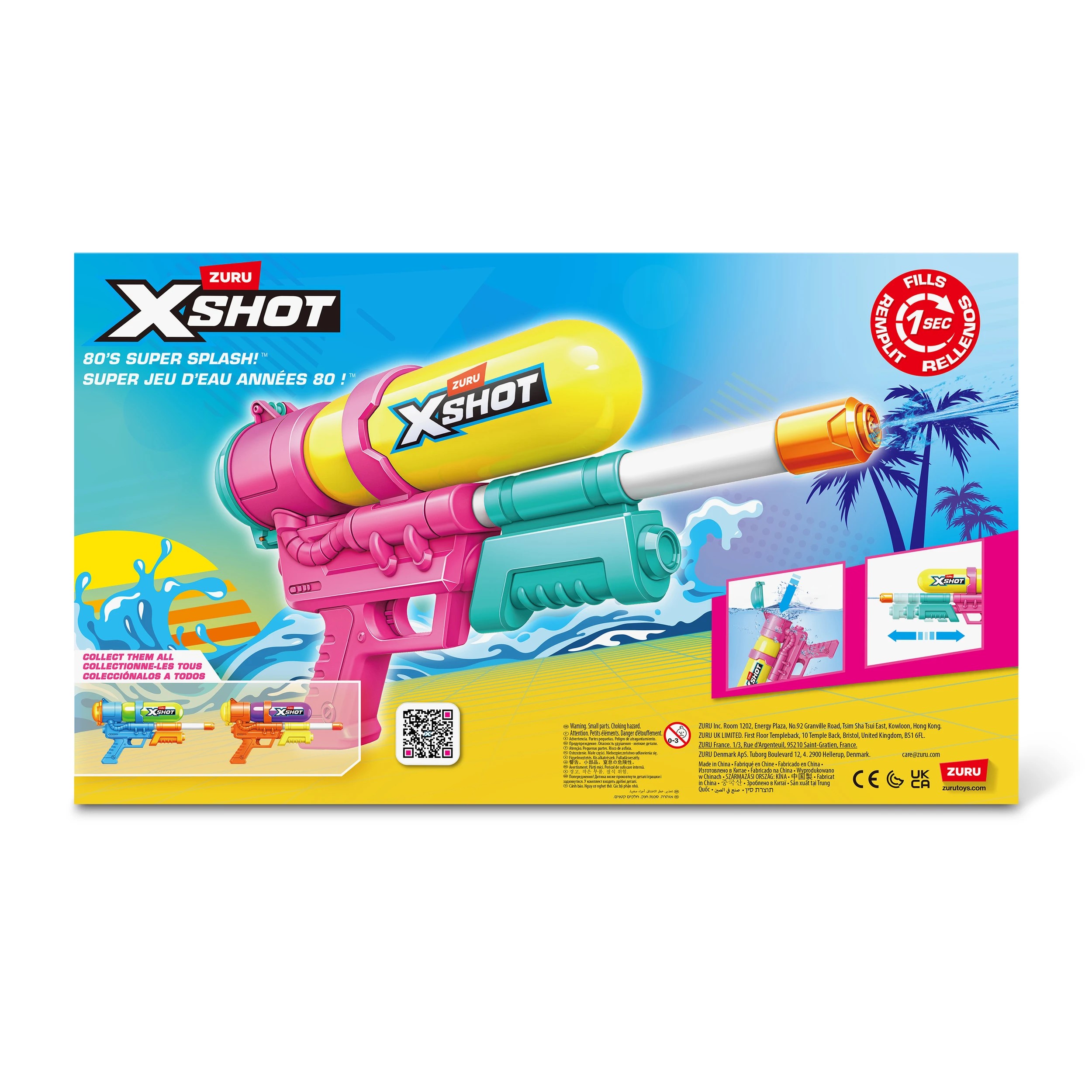 9 Zuru X-Shot Water Fast Fill 80s Super Splash Water Blaster, 9 of 9