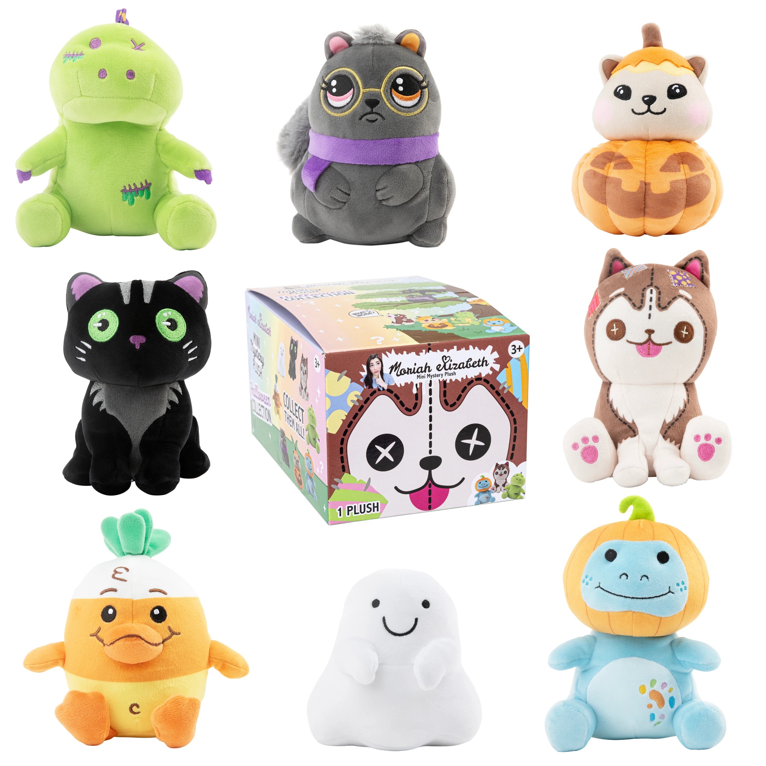 1 Moriah Elizabeth 6" Mini Mystery Plush – Halloween - Asssorted
 - Multi, 1 of 7