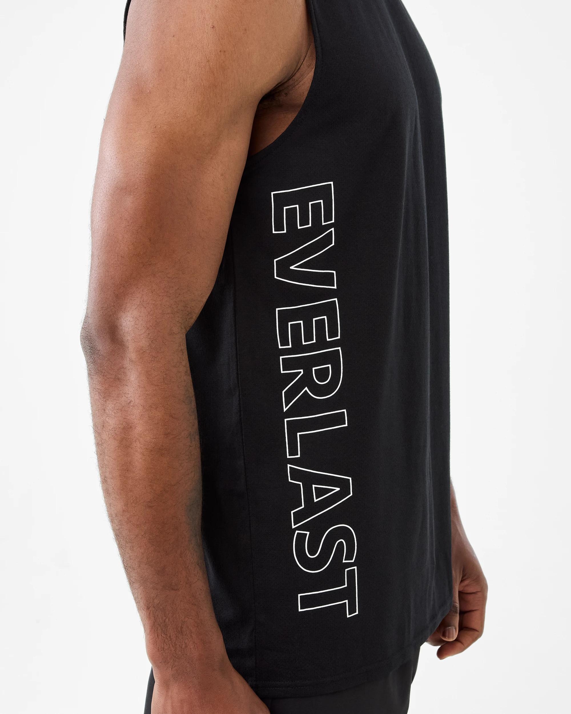 6 Everlast Mens Mesh Muscle Black, 6 of 7