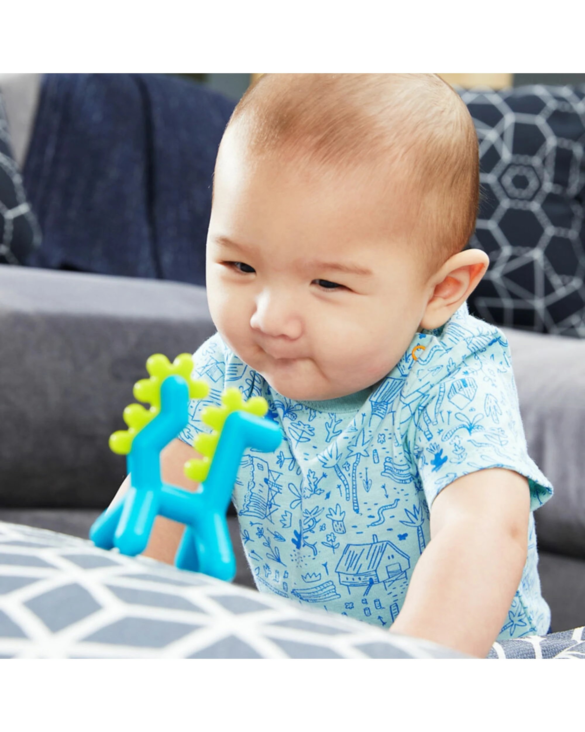 6 Boon Growl 4PK Silicone Baby Teethers Set - Multi, 6 of 6