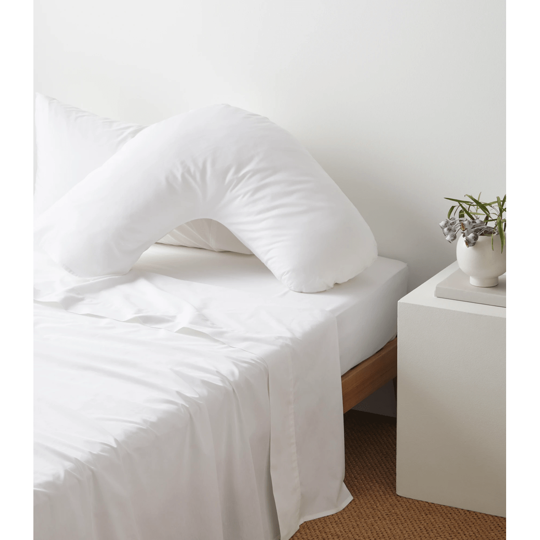 1 Target Australian Cotton 250 Thread Count Posture Pillowcase
 - Queen Bed
 - White, 1 of 2