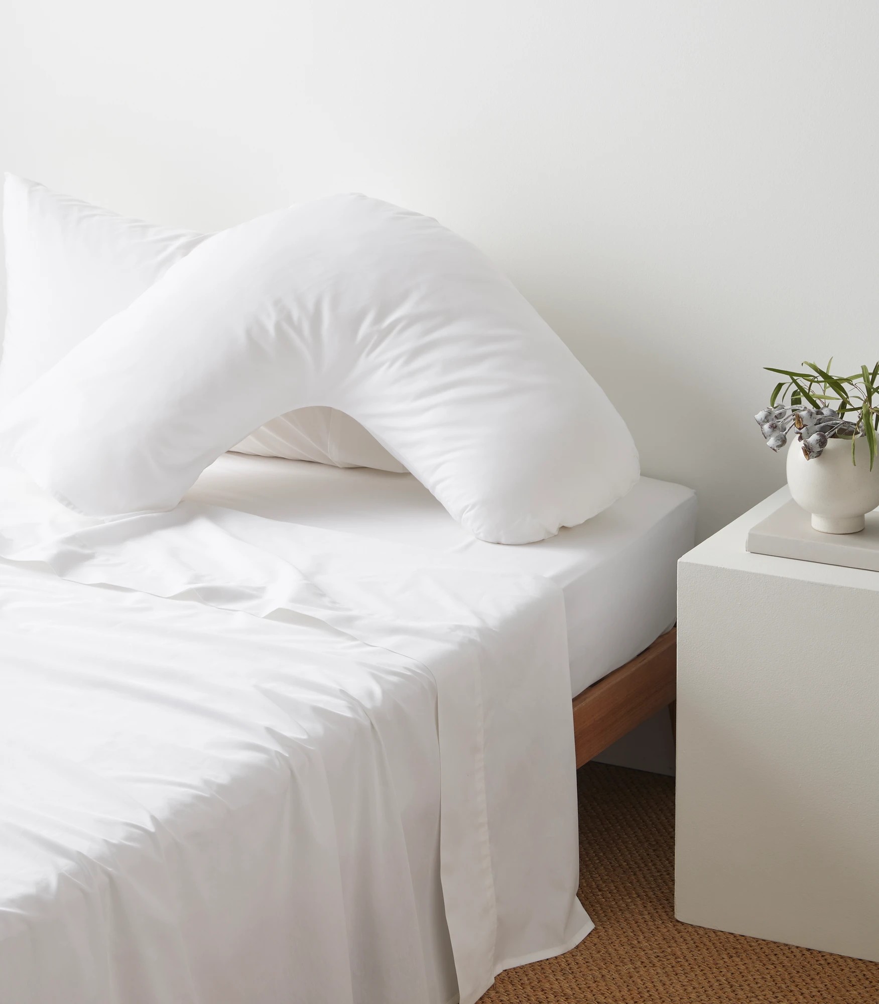1 Target Australian Cotton 250 Thread Count Posture Pillowcase - One Size - White, 1 of 2