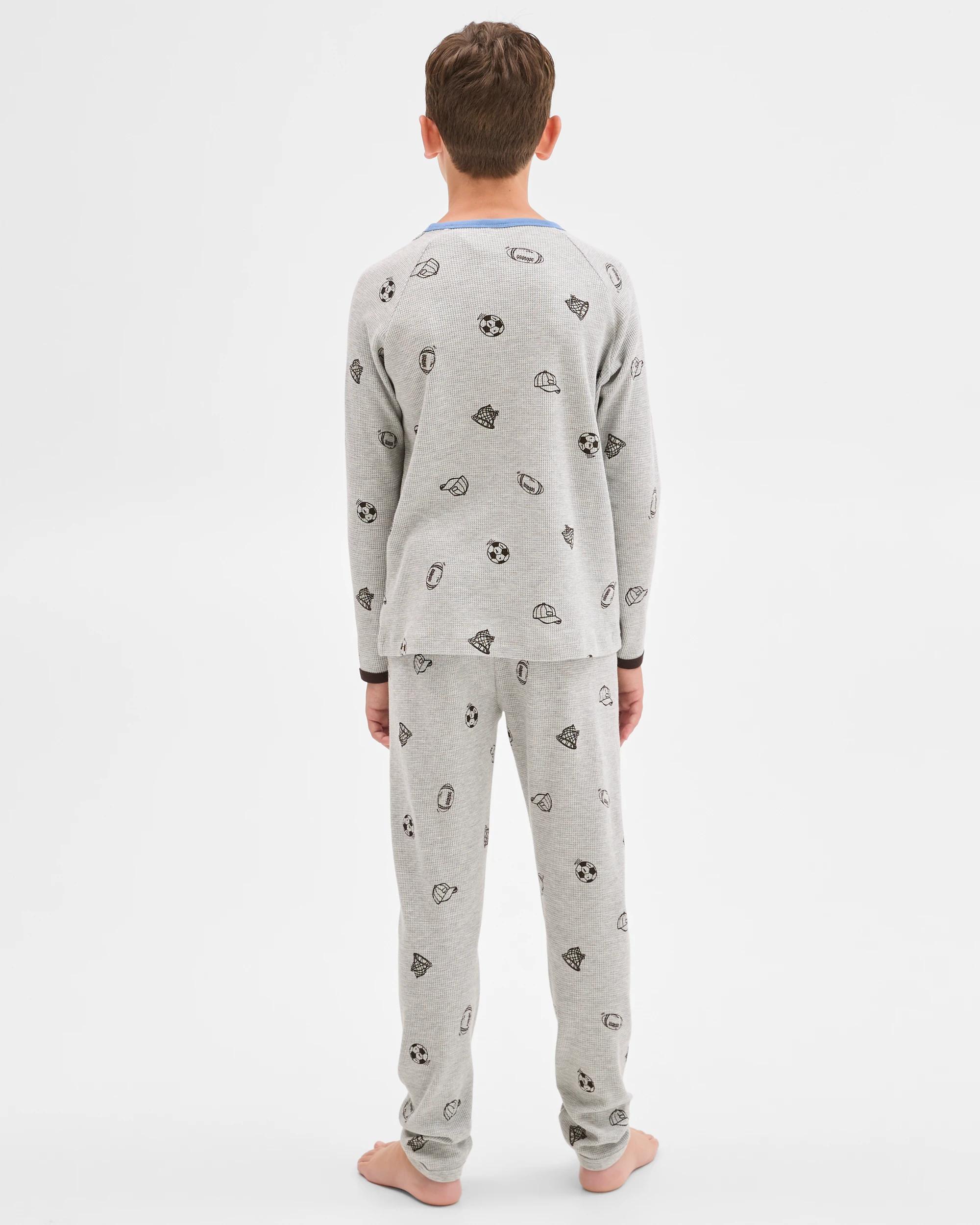 4 Target Kids Australian Cotton Older Boys Elevated Knit Pyjama Set SPORT, 4 of 8