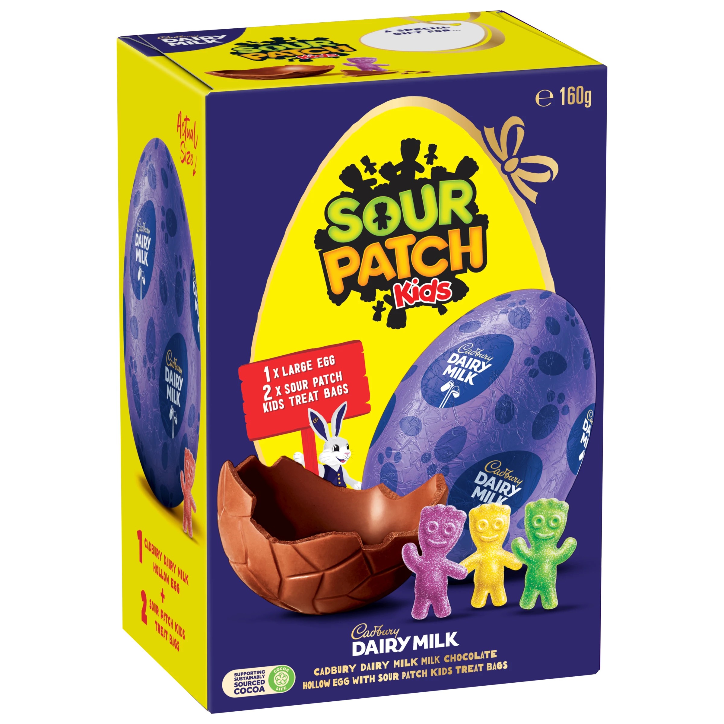 1 Cadbury Dairy Milk Sour Patch Kids Gift Box 160g, 1 of 5