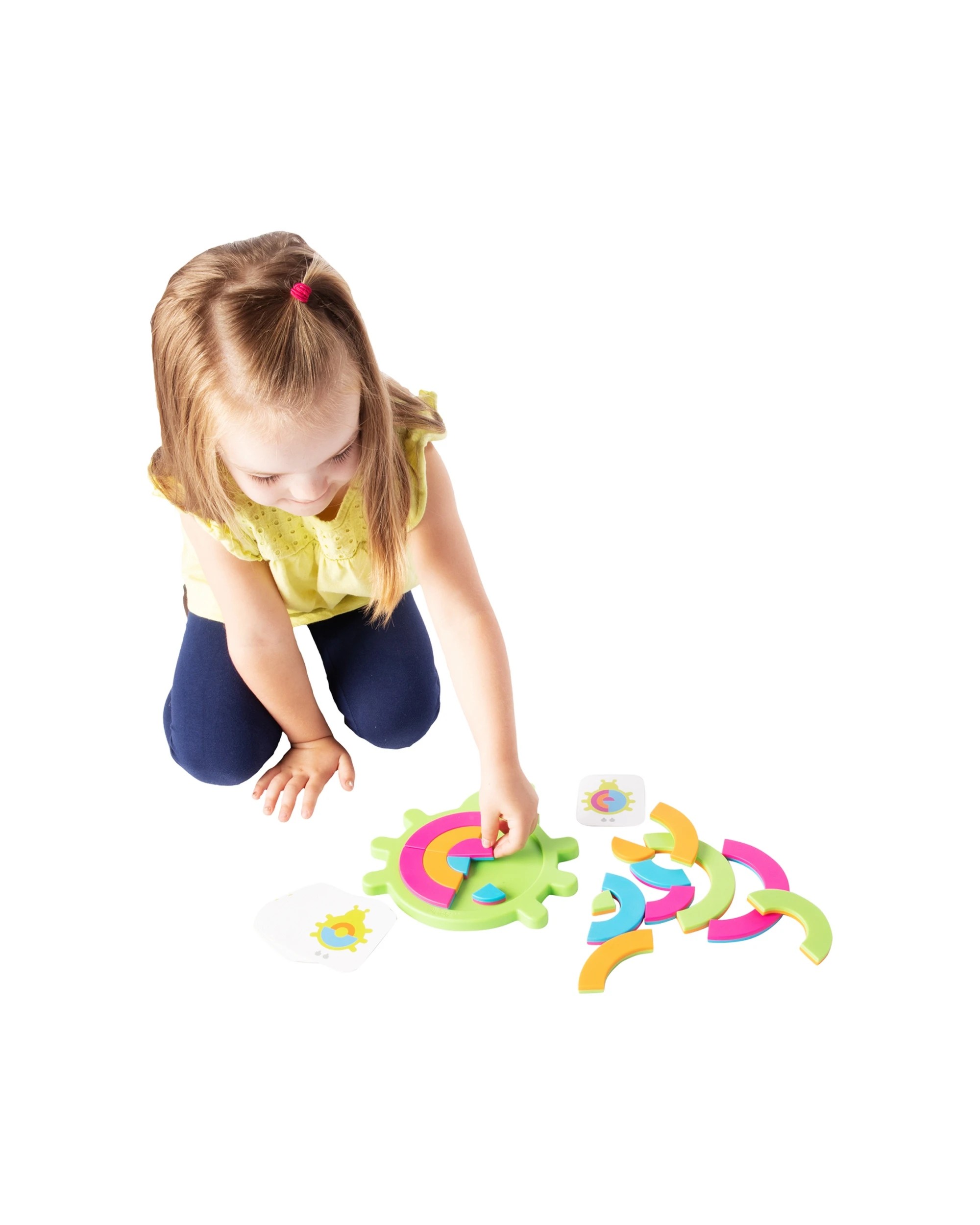 3 Fat Brain Toy Co. Bugzzle Kids Puzzle Semi-Circular Pieces Tray 40 Challenges - Multi, 3 of 8