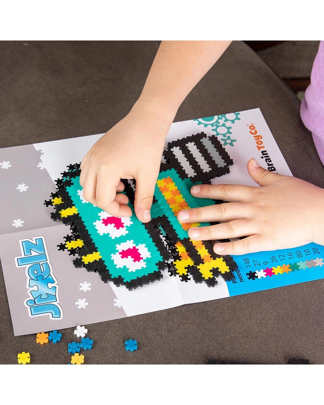 Fat Brain Toy Co 700pc Jixelz Jigsaw Puzzle Toy Set Roving Robots ...