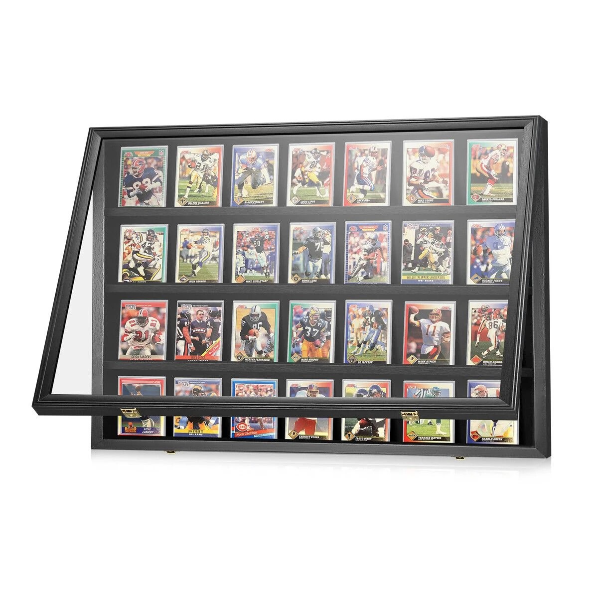 2 Ausway Sports Card Display Case UV Graded Wall Mounted Cabinet, 2 of 9