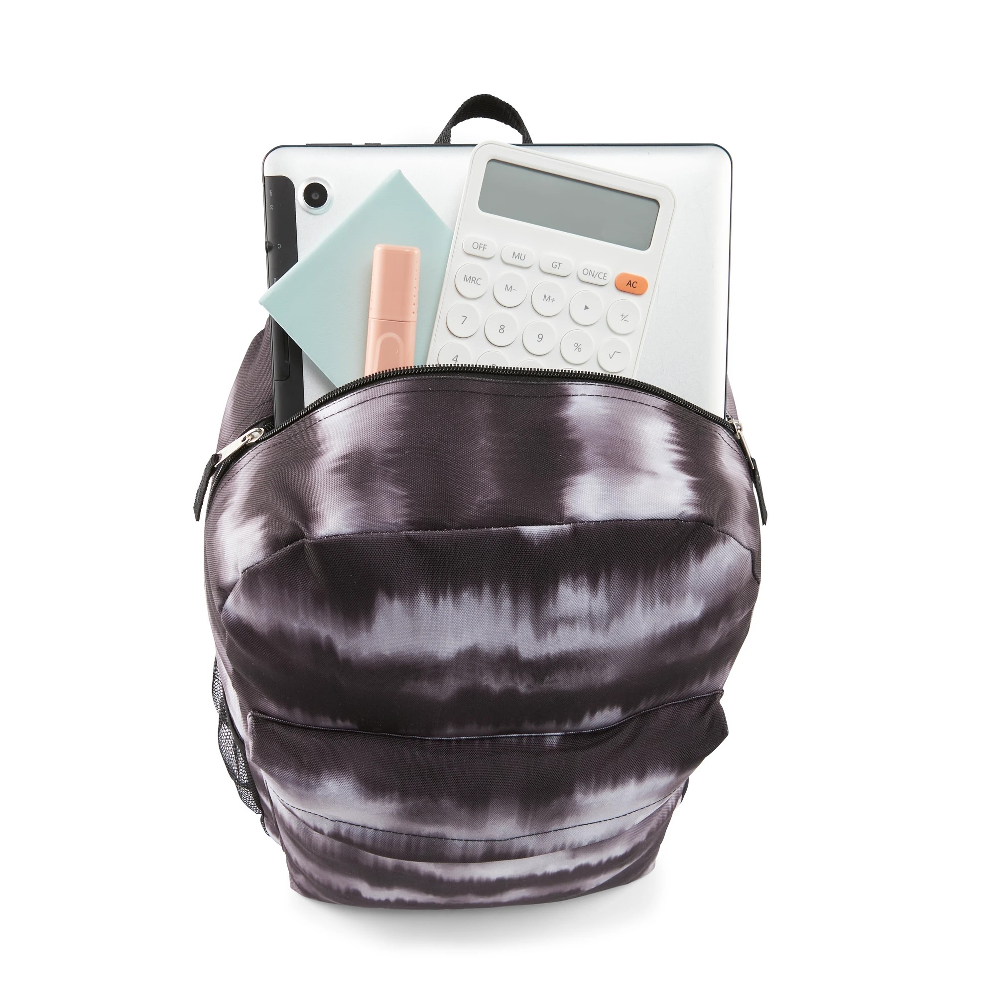 2 5 Piece Tie Dye Backpack Set - Charcoal, 2 of 8