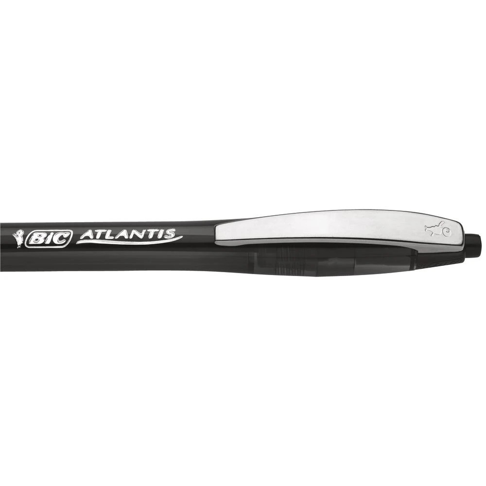 5 BIC Atlantis Retractable Ballpoint Pens Black 4 Pack, 5 of 7