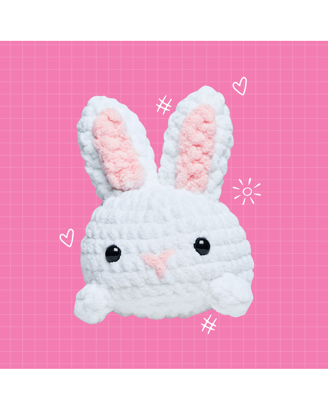 5 Oh My Craft! Crochet Plushie Bonnie Bunny Set, 5 of 5