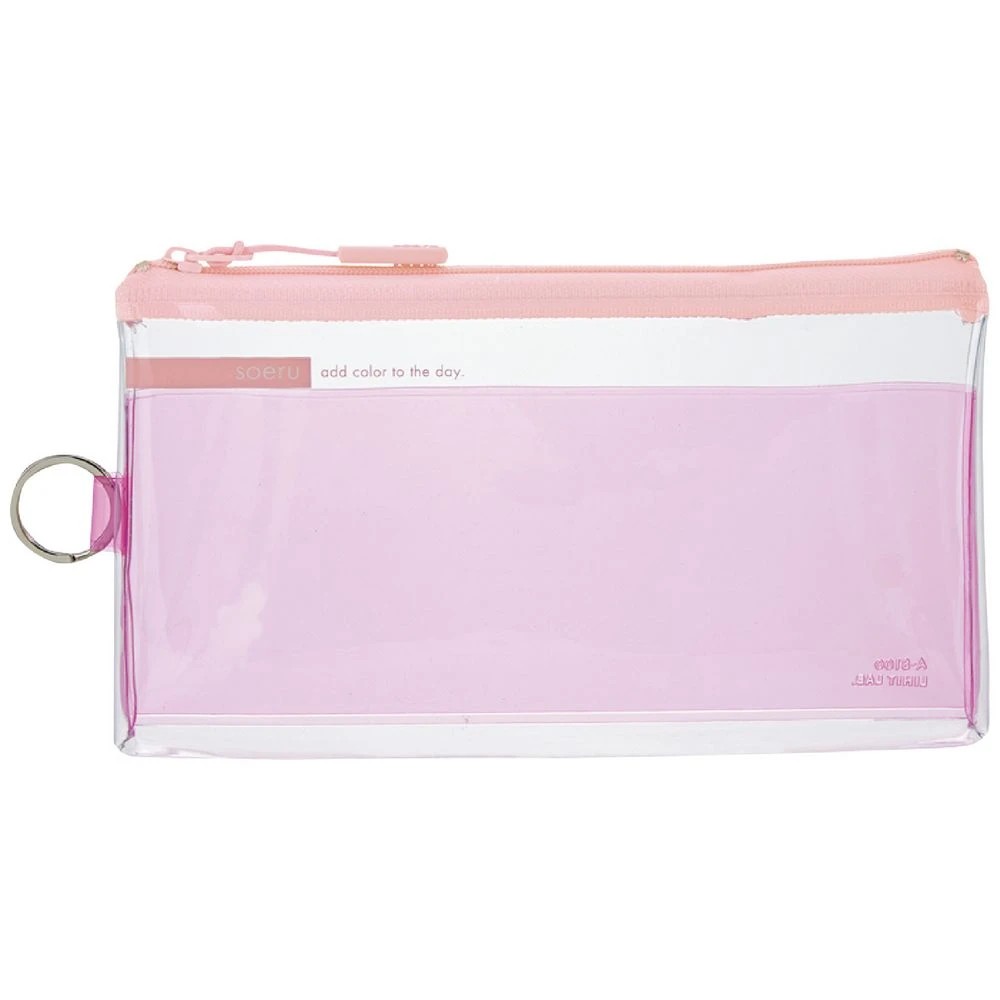 1 Soeru Slim Pen Case Clear Pink, 1 of 3