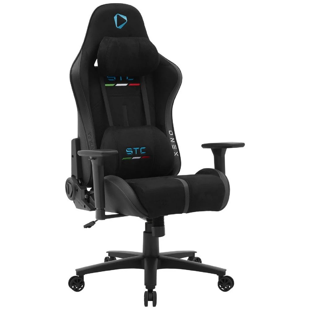 1 ONEX STC Alcantara Gaming Chair Black Ergonomic Chairs and Desk Chairs, 1 of 8
