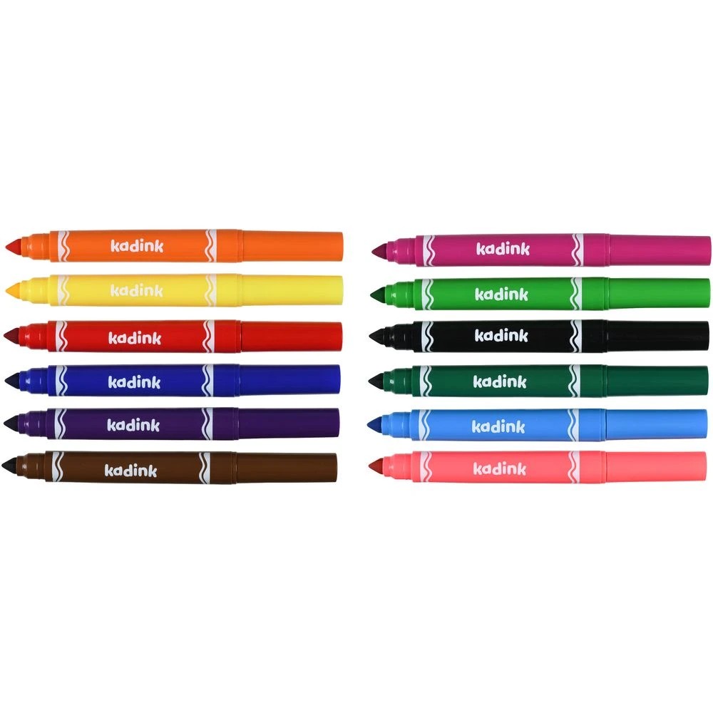 4 Kadink Large Washable Colour Markers 12 Pack, 4 of 4