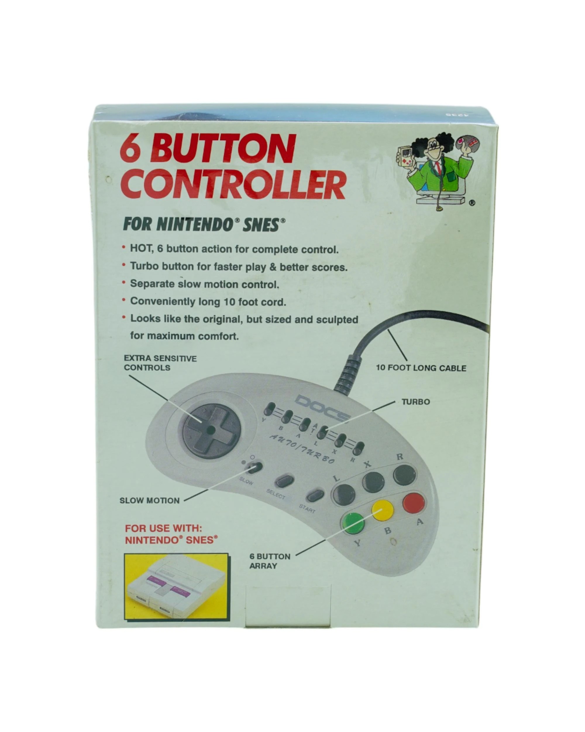 6 DOCS 6 Button Controller For SNES, 6 of 8