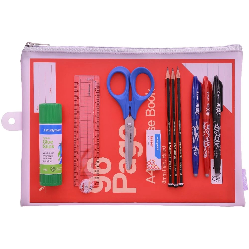 3 Otto A4 TPU Pencil Case Pink, 3 of 3