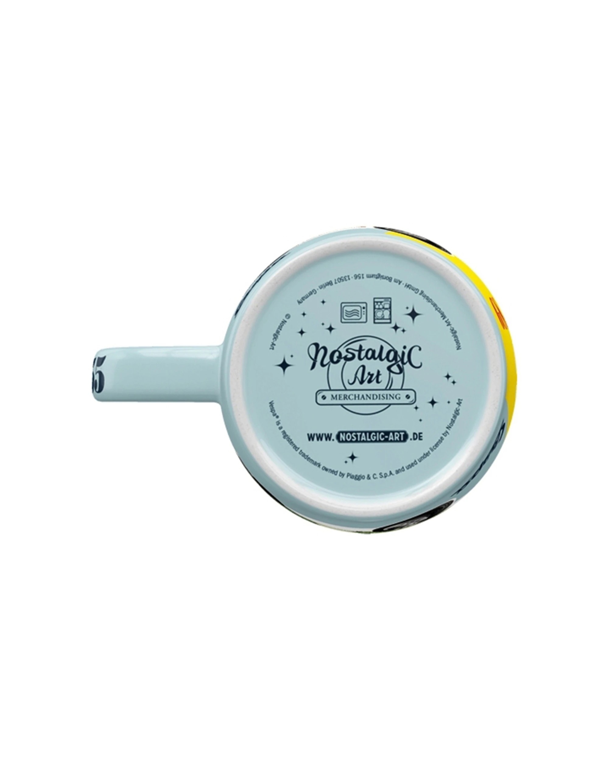 4 Nostalgic-Art Ceramic Mug 330ml Mug - Retro Vespa Scooter - Multi, 4 of 4